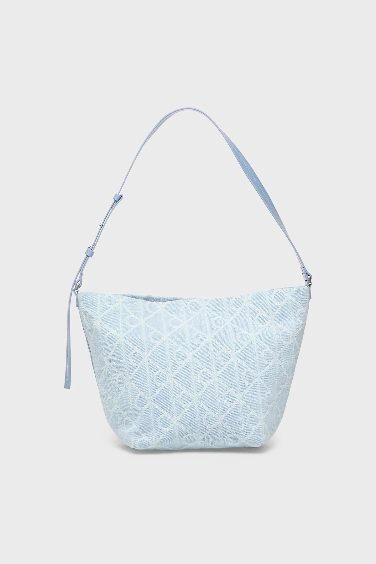 Calvin Klein Logo Nakışlı Ayarlanabilir Askılı LV04F3432GYBZ Bayan Çanta LV04F3432G YBZ MAVİ - 2