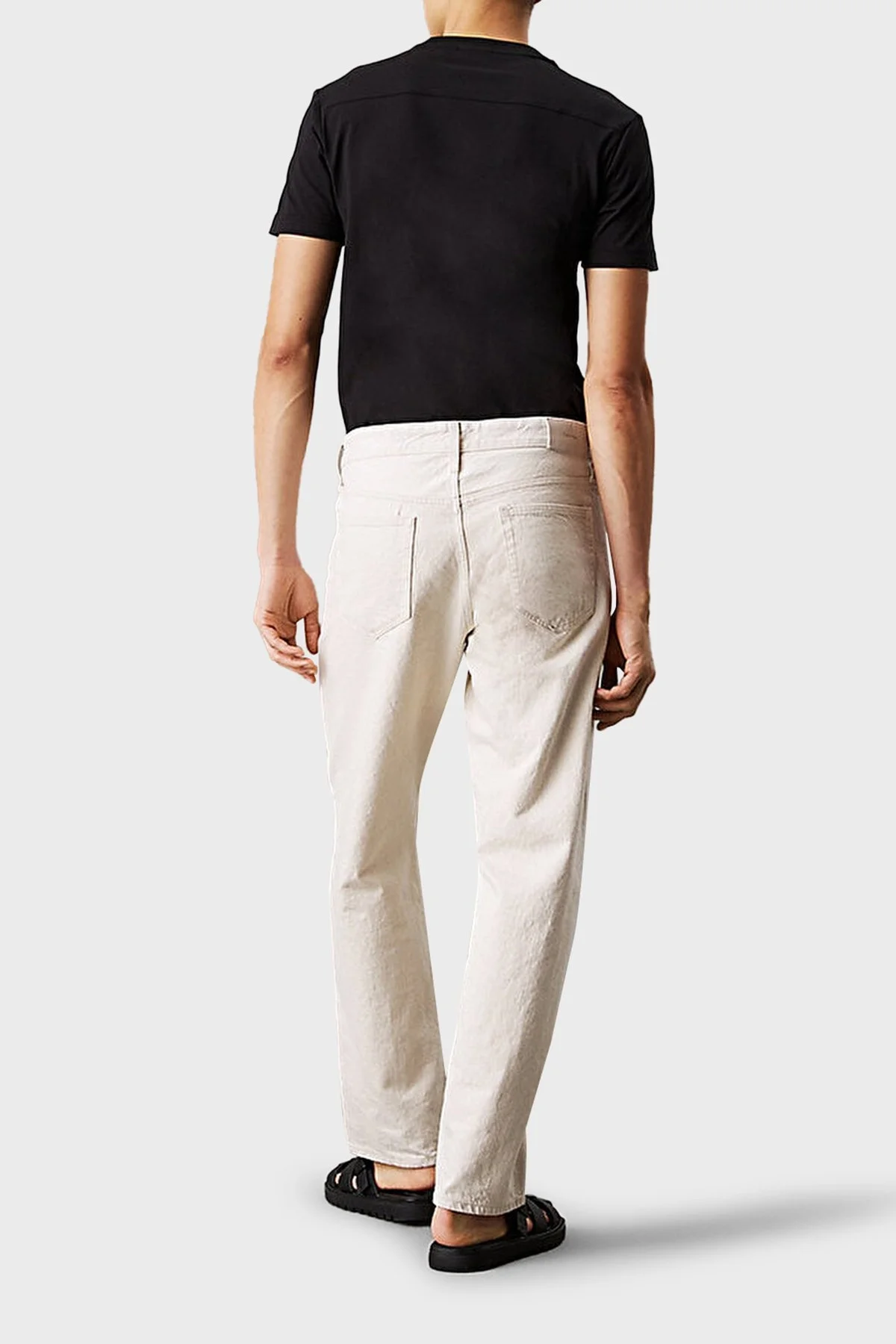 Calvin Klein Logo Nakışlı Pamuklu Regular Fit Bisiklet Yaka K10K114169BEH Erkek T Shirt K10K114169 BEH SİYAH - 7