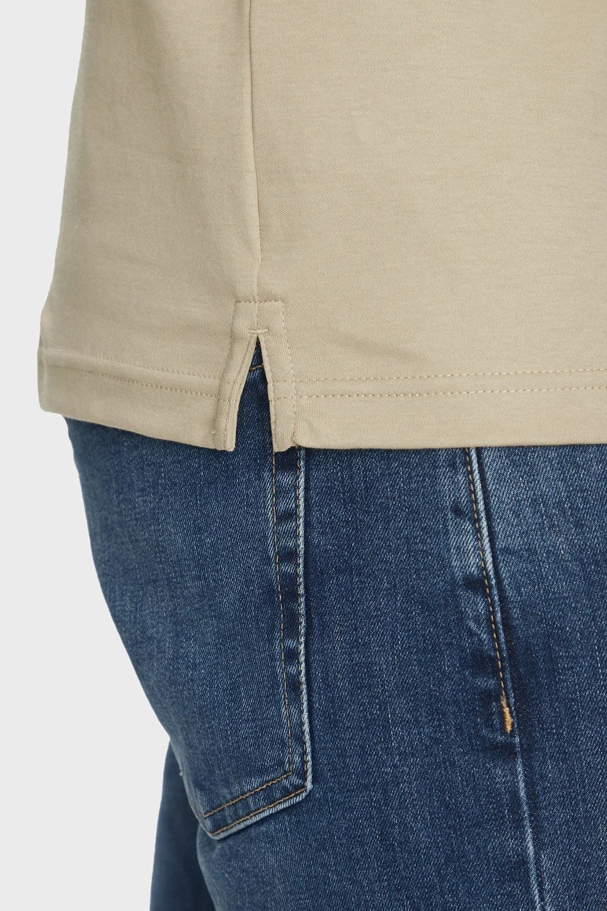 Calvin Klein Logo Nakışlı Pamuklu Regular Fit Düğmeli K10K114135PAH Erkek Polo Yaka T Shirt K10K114135 PAH BEJ - 10