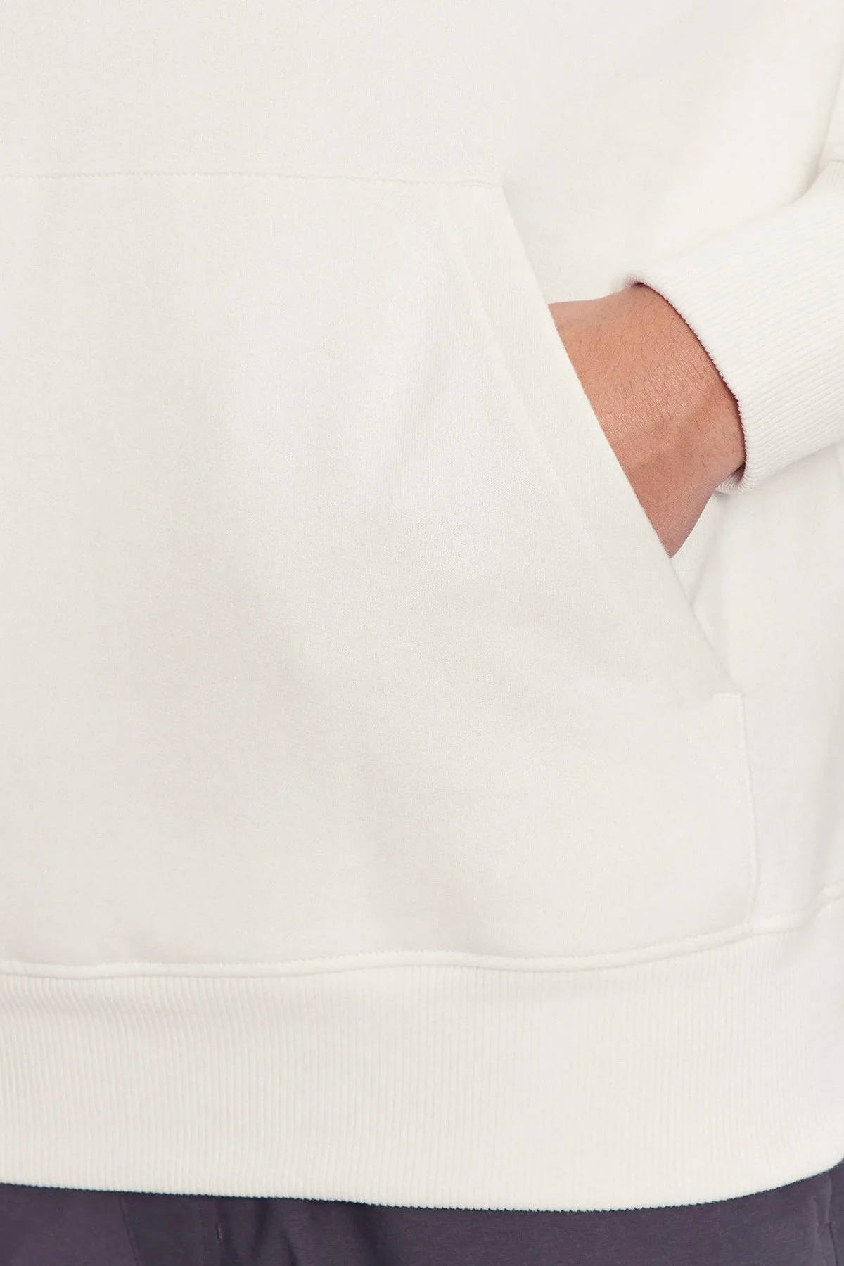 Calvin Klein Logo Nakışlı Regular Fit Kapüşonlu J30J326637YBI Erkek Sweat J30J326637 YBI BEYAZ - 5