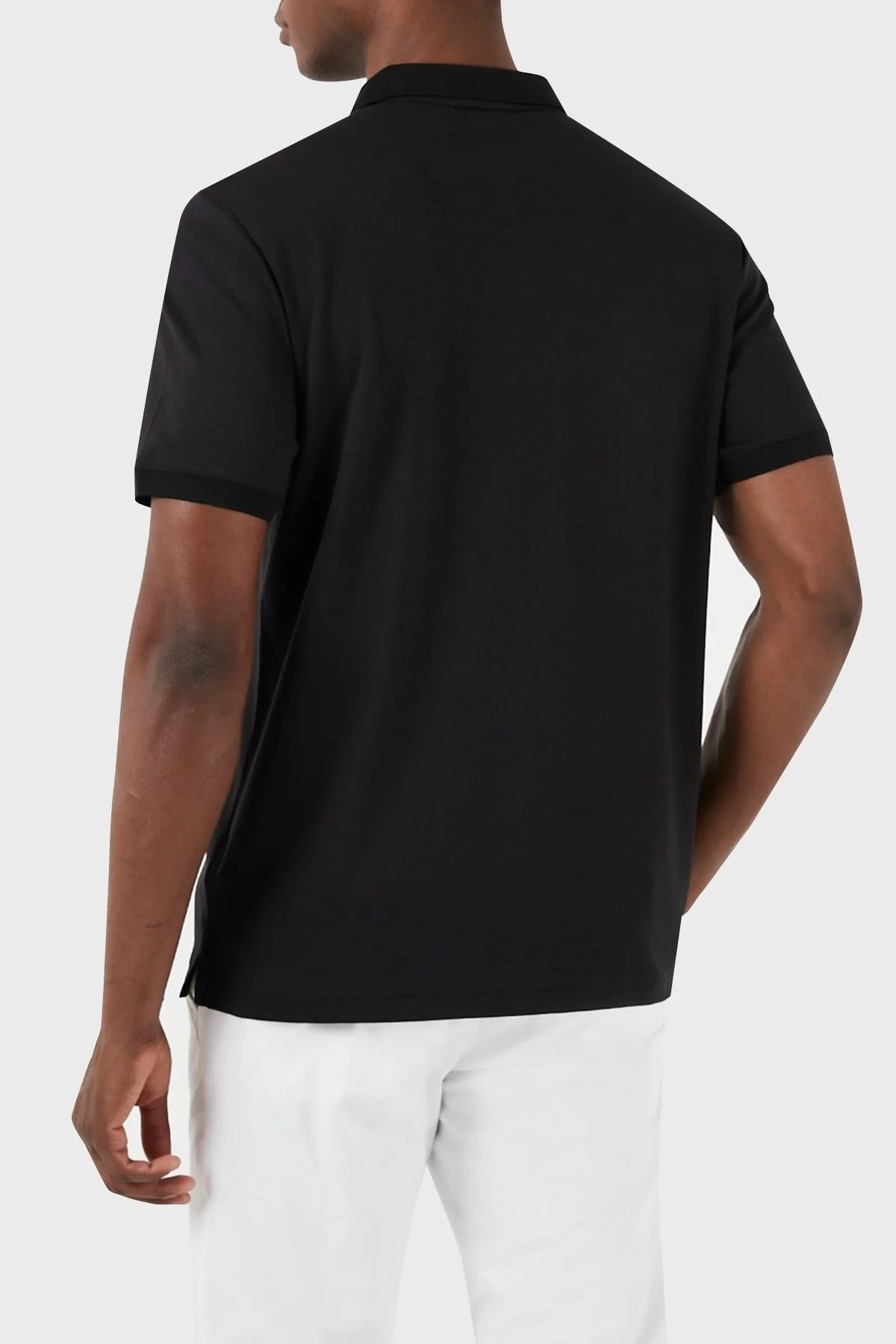 Calvin Klein Logolu % 100 Pamuk Düğmeli K10K112473BEH Erkek Polo Yaka T Shirt K10K112473 BEH SİYAH - 2