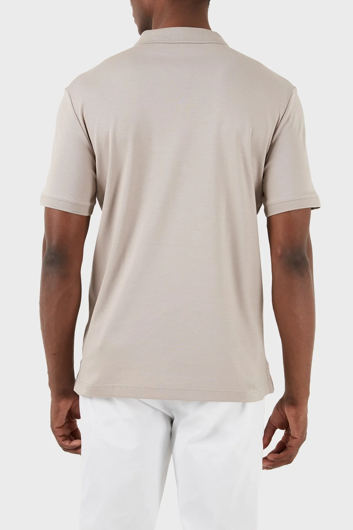 Calvin Klein Logolu % 100 Pamuk Düğmeli K10K112473PAN Erkek Polo Yaka T Shirt K10K112473 PAN GRİ - 2