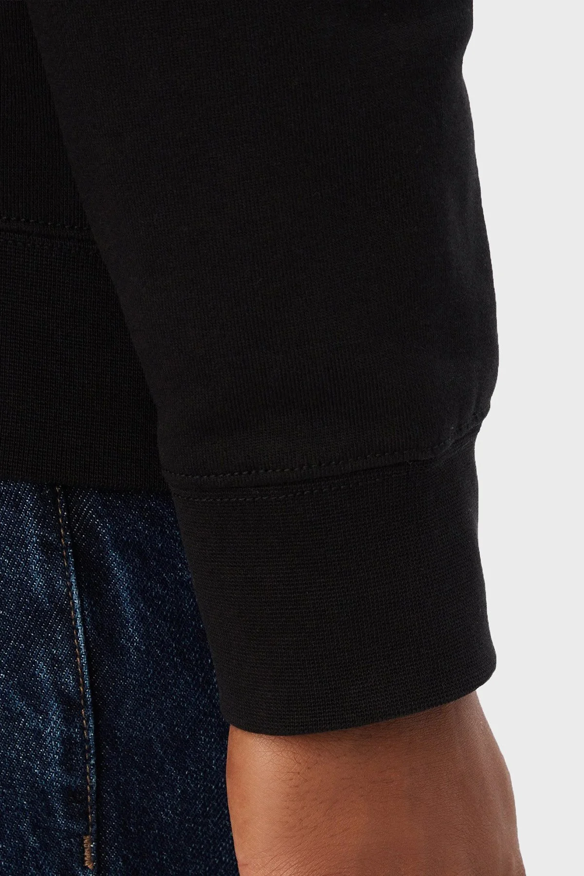 Calvin Klein Logolu % 100 Pamuk Düğmeli LV04RH236GUB1 Erkek Polo Yaka Sweat LV04RH236G UB1 Siyah - 5