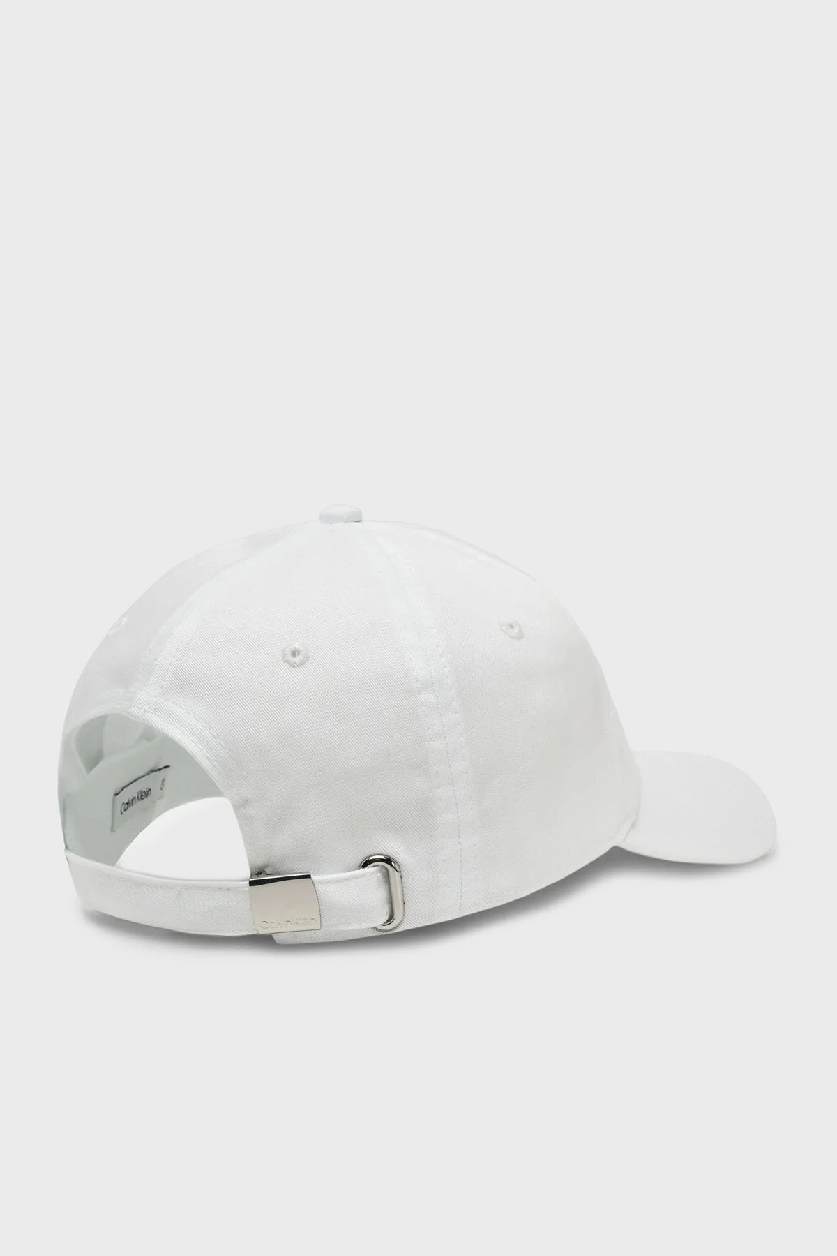 Calvin Klein Logolu % 100 Pamuk K60K610525YAF Bayan Şapka K60K610525 YAF BEYAZ - 5