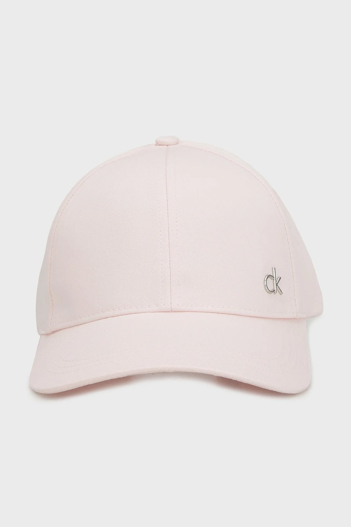 Calvin Klein Logolu % 100 Pamuk K60K613102YAO Bayan Şapka K60K613102 YAO AÇIK PEMBE - 1