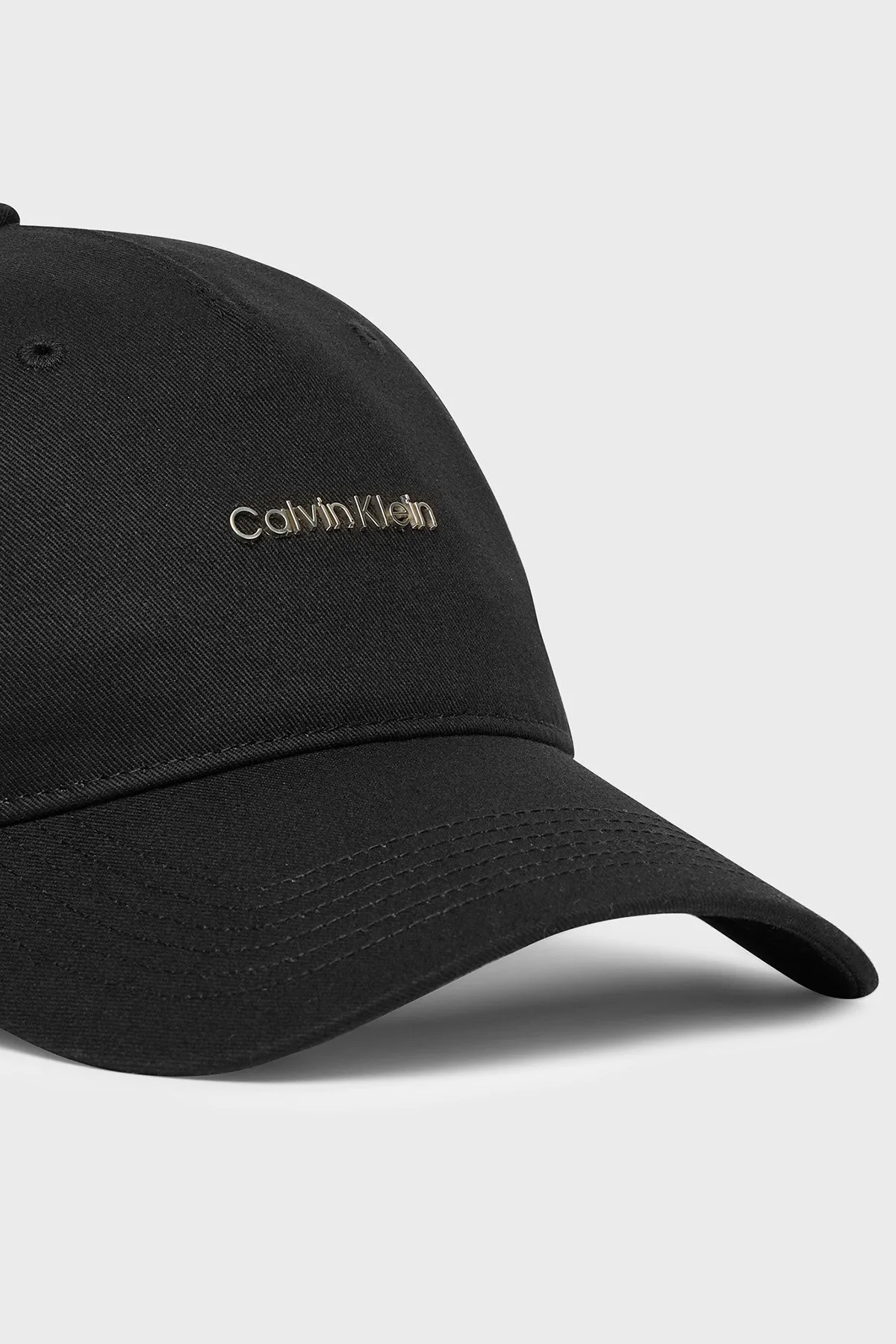 Calvin Klein Logolu % 100 Pamuk LV04F5072GUB1 Kadın Şapka LV04F5072G UB1 SİYAH - 3