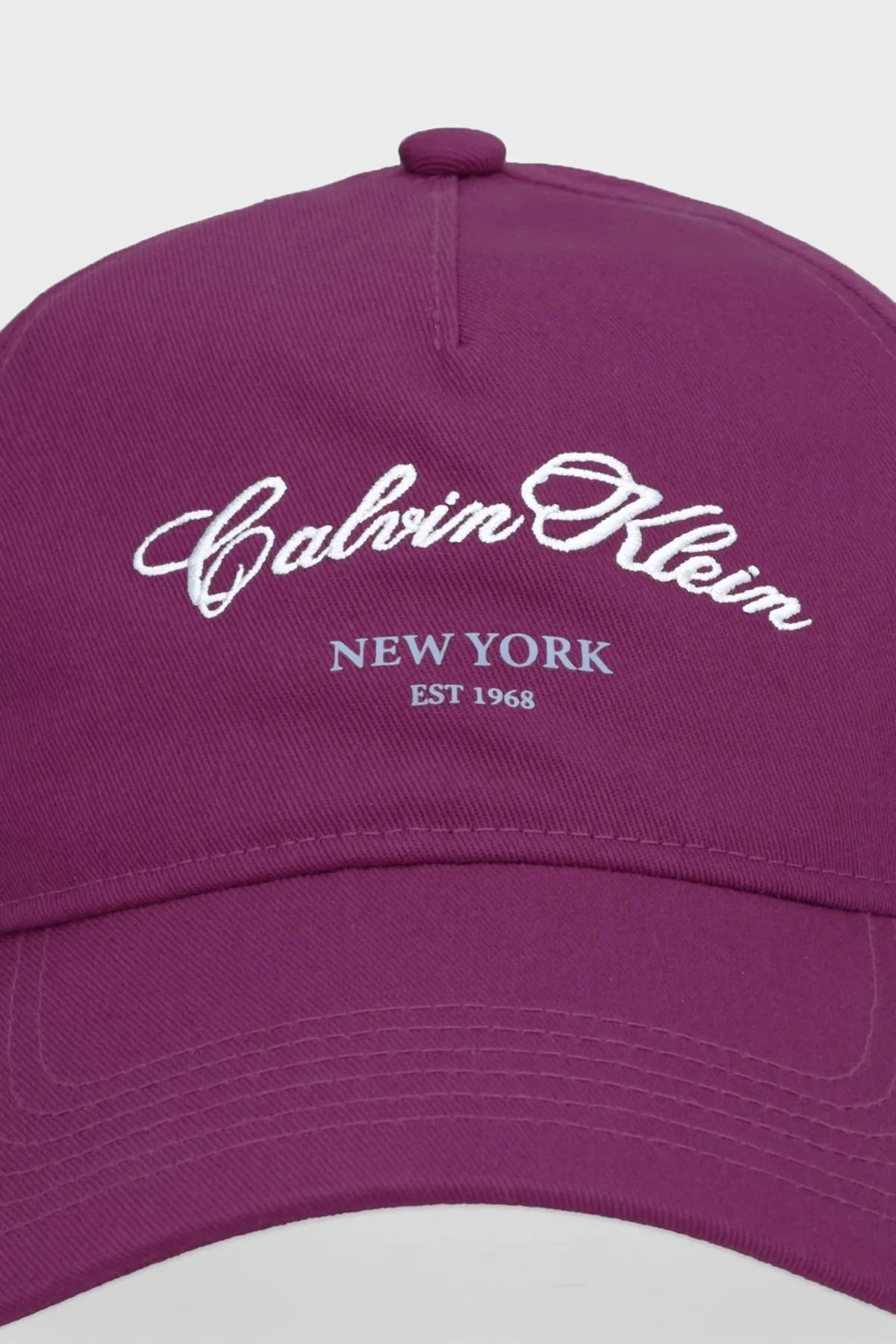 Calvin Klein Logolu % 100 Pamuk LV04F5085G2EA Kadın Şapka LV04F5085G 2EA MÜRDÜM - 2