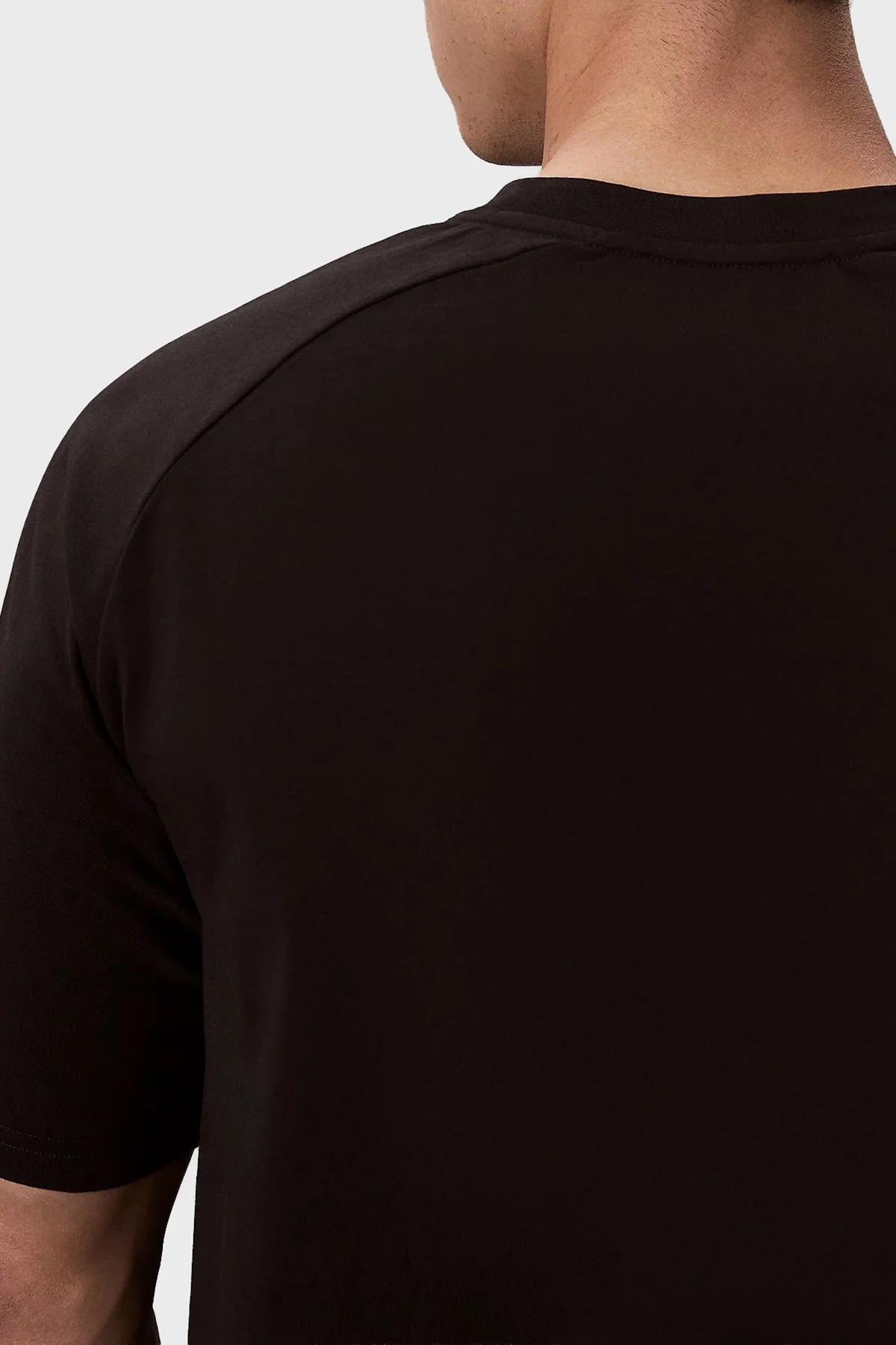 Calvin Klein Logolu % 100 Pamuk Regular Fit Bisiklet Yaka LVGMS6K100UB1 Erkek T Shirt LVGMS6K100 UB1 SİYAH - 5