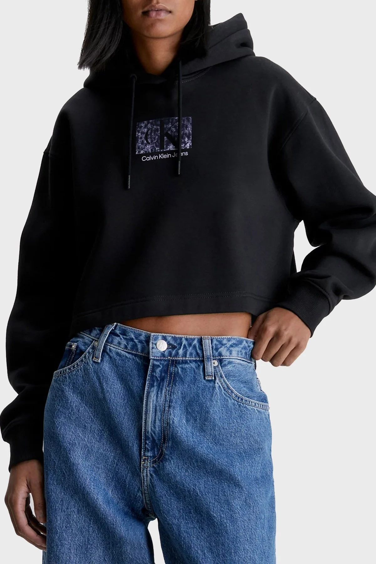 Calvin Klein Bayan Sweat J20J221332 BEH SİYAH - 1