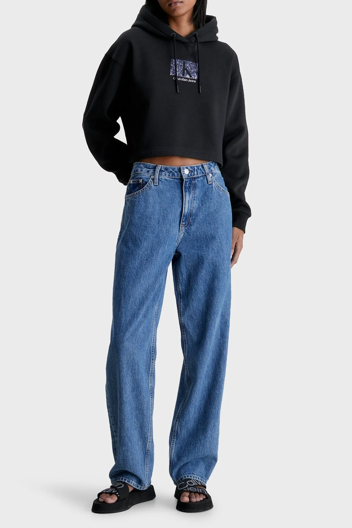 Calvin Klein Bayan Sweat J20J221332 BEH SİYAH - 4