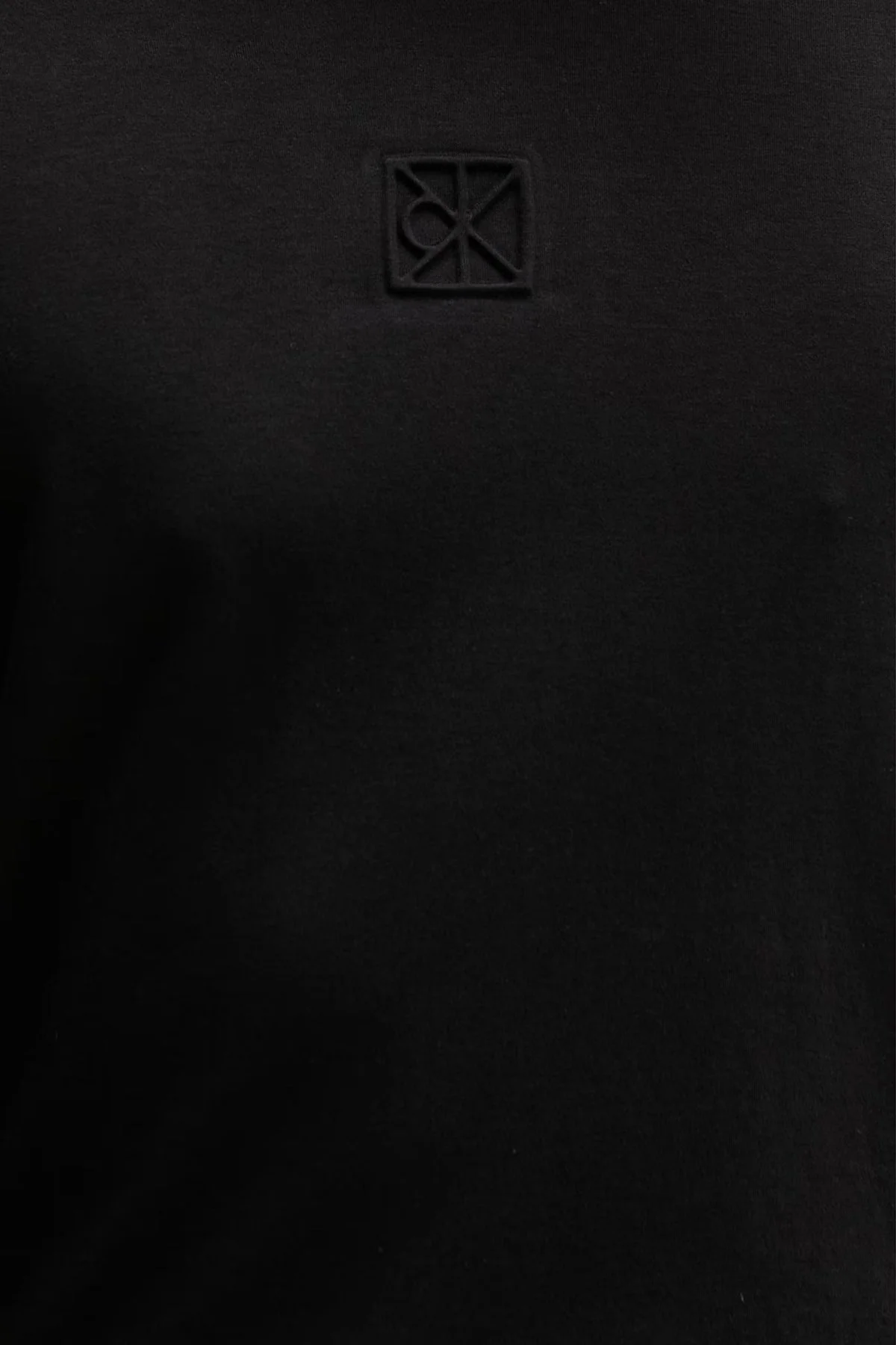 Calvin Klein Logolu % 100 Pamuk Regular Fit LV04LF243GUB1 Erkek T Shirt LV04LF243G UB1 SİYAH - 5