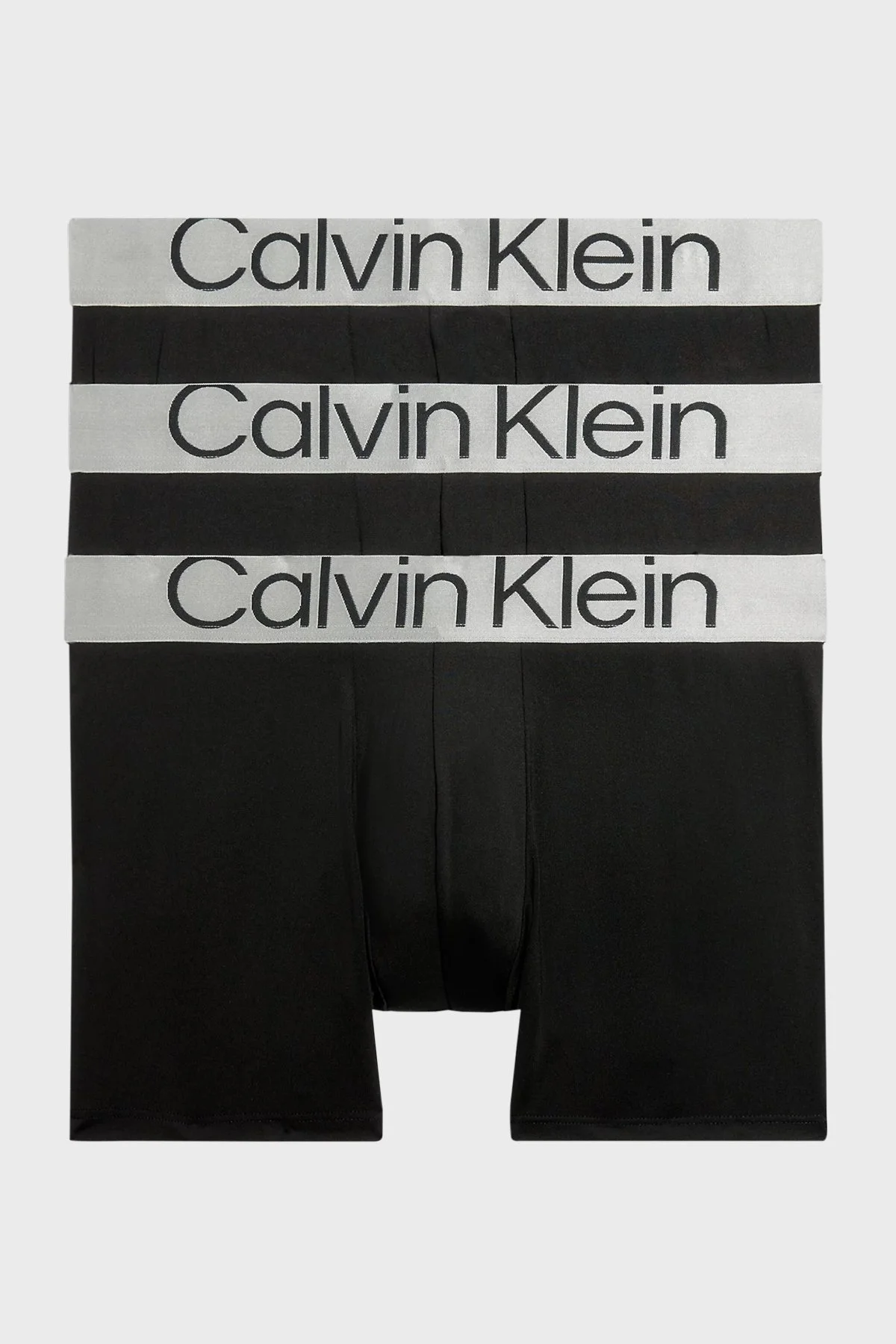 Calvin Klein Logolu 3 Pack 000NB3075A7V1 Erkek Boxer 000NB3075A 7V1 SİYAH - 1