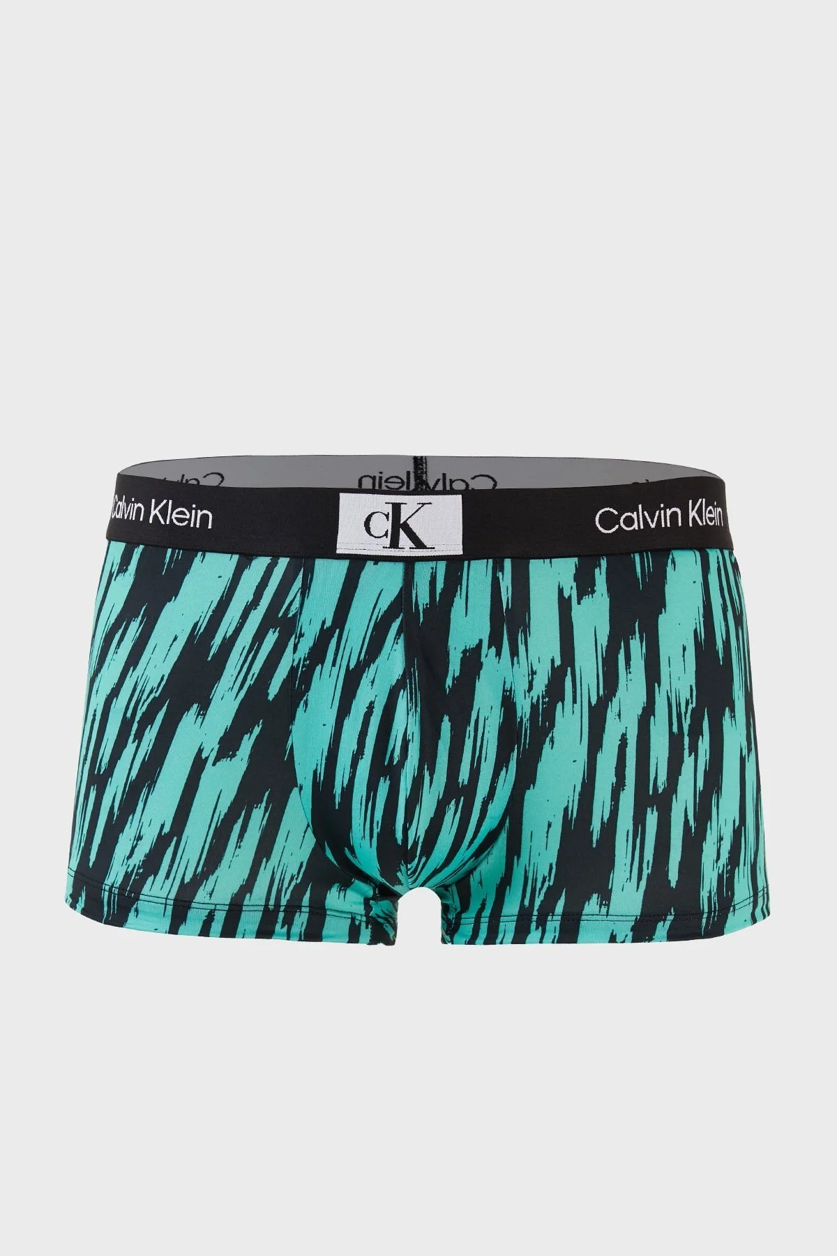 Calvin Klein Logolu 3 Pack 000NB3532ADXP Erkek Boxer 000NB3532A DXP SİYAH-YEŞİL - 2