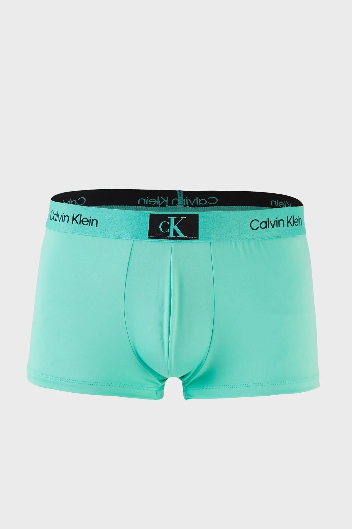 Calvin Klein Logolu 3 Pack 000NB3532ADXP Erkek Boxer 000NB3532A DXP SİYAH-YEŞİL - 4