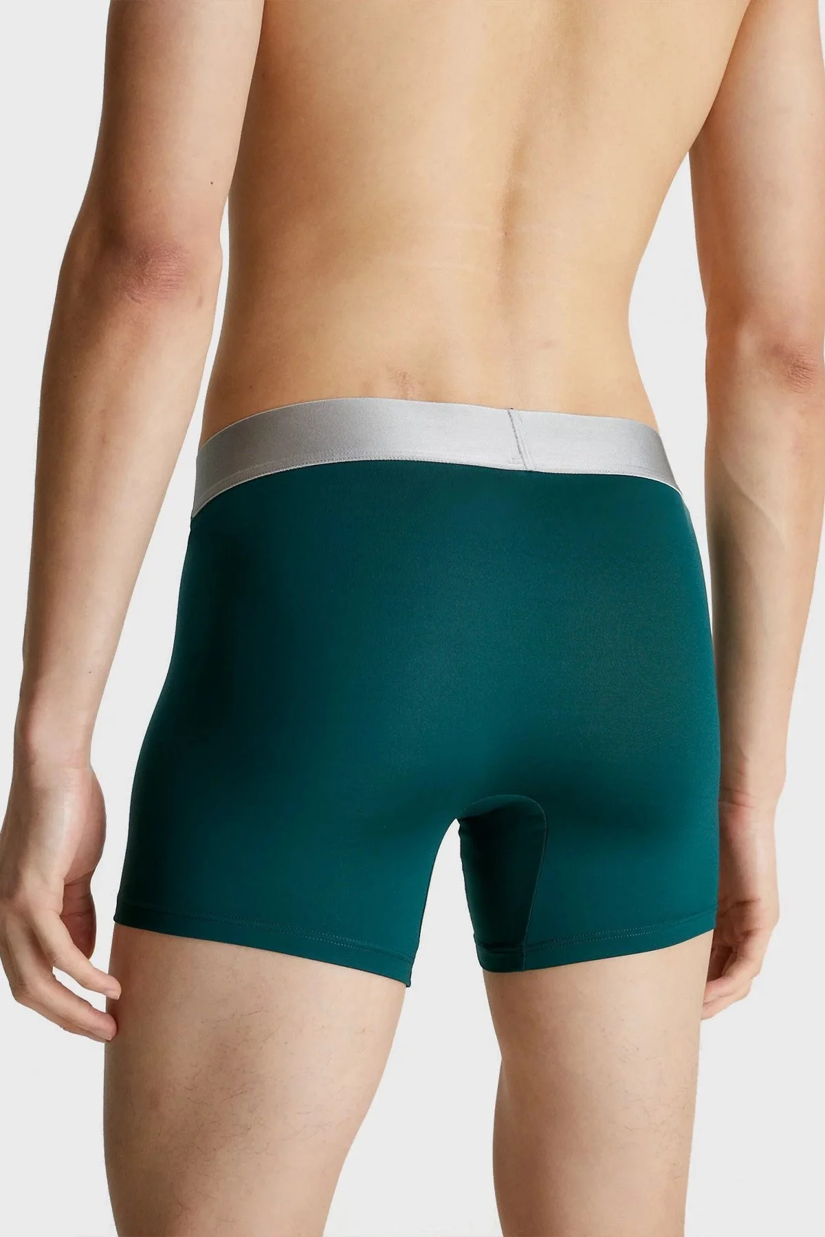 Calvin Klein Logolu Pamuklu 3 Pack 000NB3075AC7U Erkek Boxer 000NB3075A C7U SİYAH - 4