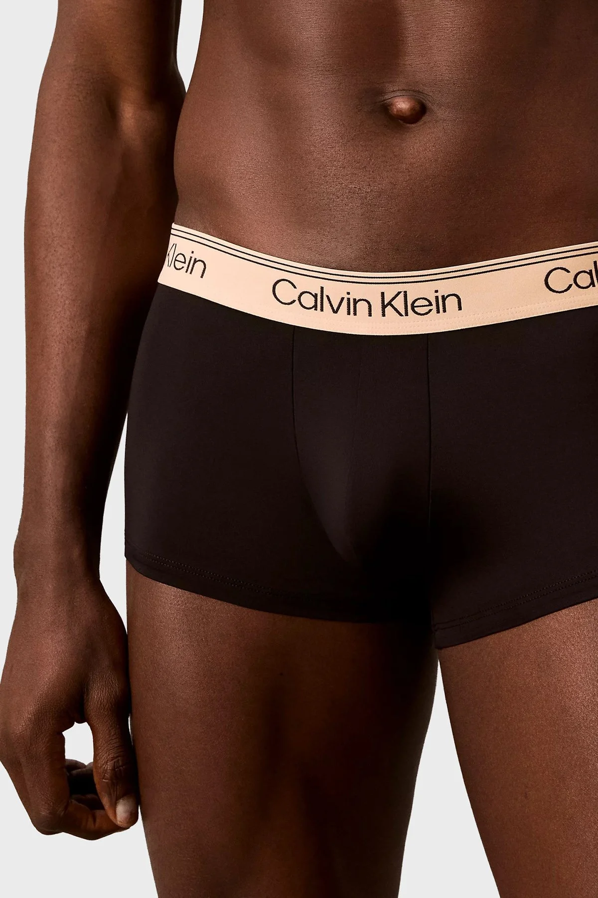 Calvin Klein Logolu 3 Pack LV00NB44093ZZ Erkek Boxer LV00NB4409 3ZZ SİYAH - 4