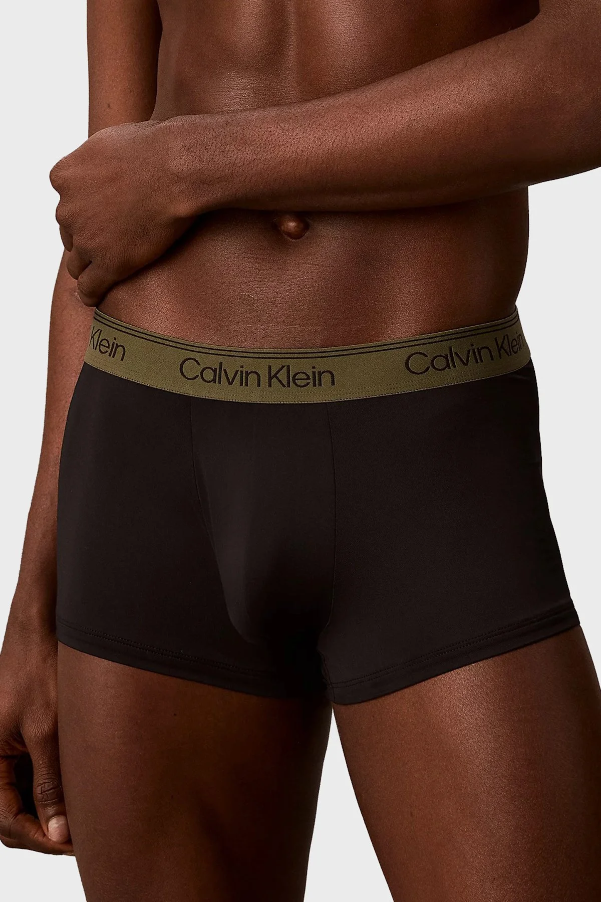 Calvin Klein Logolu 3 Pack LV00NB4409HUE Erkek Boxer LV00NB4409 HUE Siyah - 5