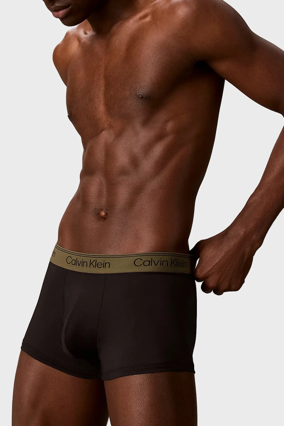 Calvin Klein Logolu 3 Pack LV00NB4409HUE Erkek Boxer LV00NB4409 HUE Siyah - 6