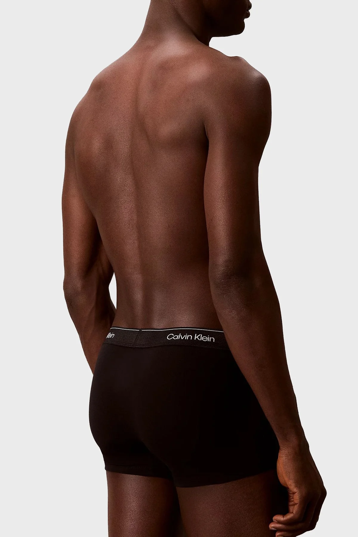 Calvin Klein Logolu 3 Pack LV00NB4575UB1 Erkek Boxer LV00NB4575 UB1 SİYAH - 3