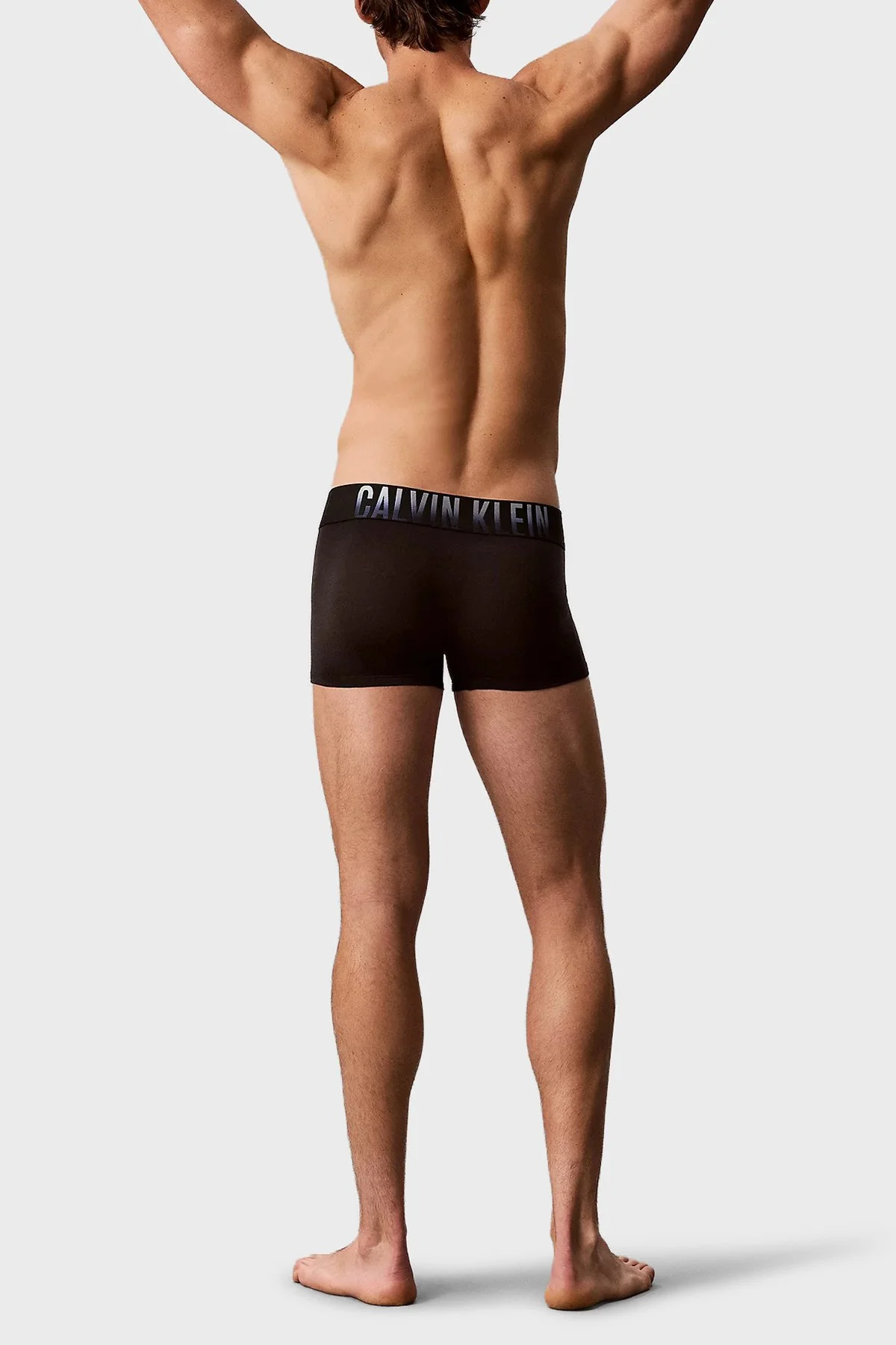 Calvin Klein Logolu 3 Pack LV00NB46266D4 Erkek Boxer LV00NB4626 6D4 Siyah - 5