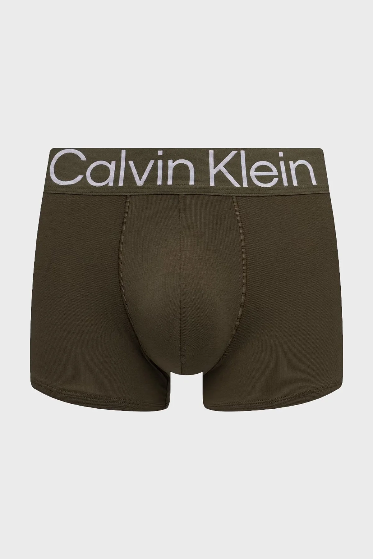 Calvin Klein Logolu 3 Pack LV00NB4651NH3 Erkek Boxer LV00NB4651 NH3 Lacivert-mavi-haki - 3