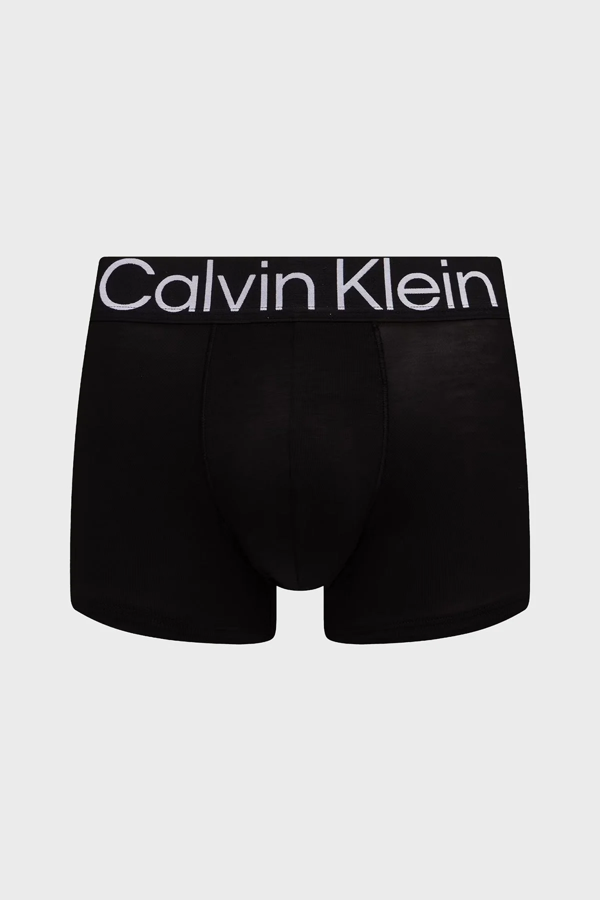 Calvin Klein Logolu 3 Pack LV00NB4651UB1 Erkek Boxer LV00NB4651 UB1 Siyah - 2