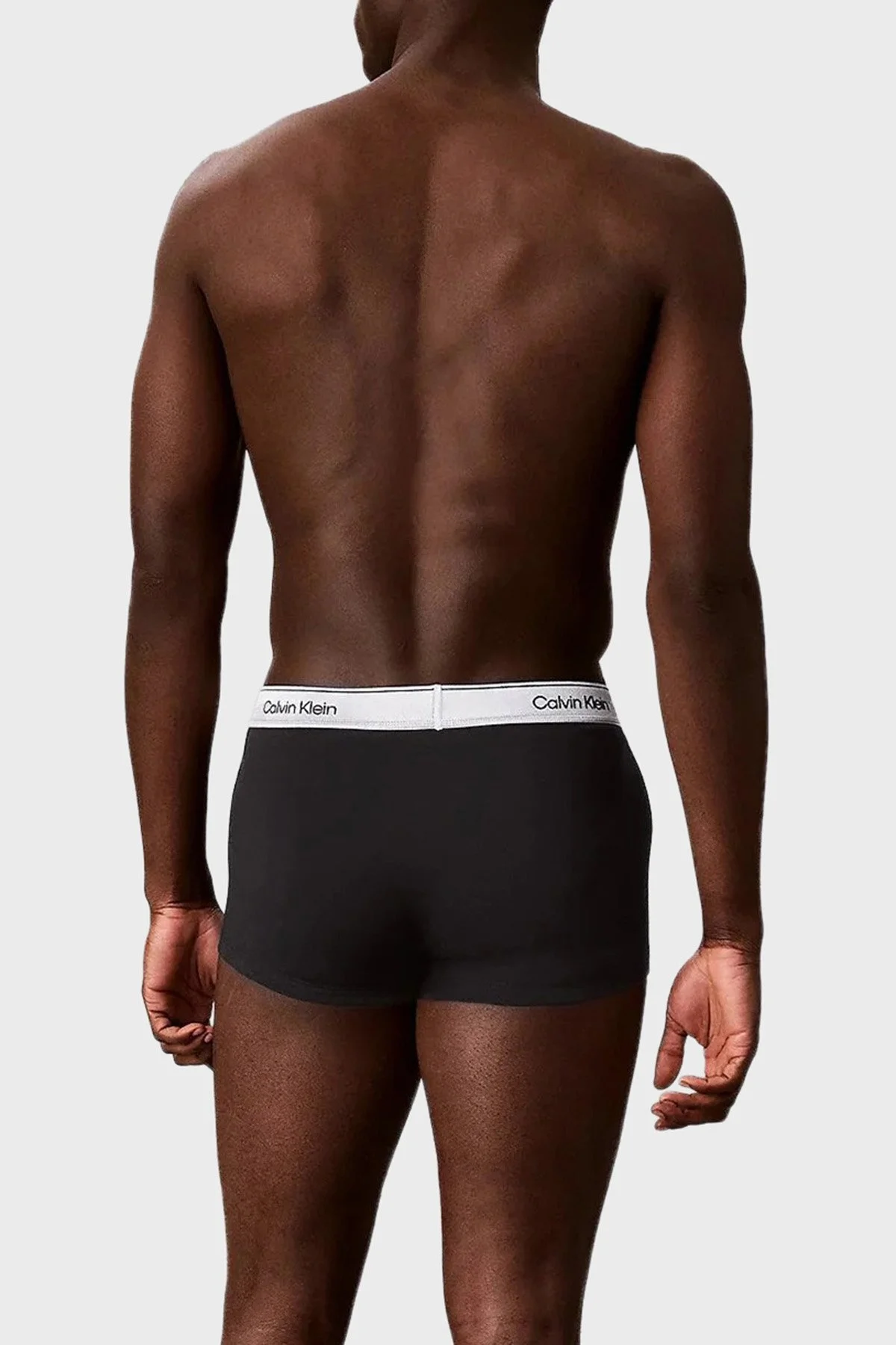 Calvin Klein Logolu 3 Pack LV00NB47304XB Erkek Boxer LV00NB4730 4XB Siyah - 3