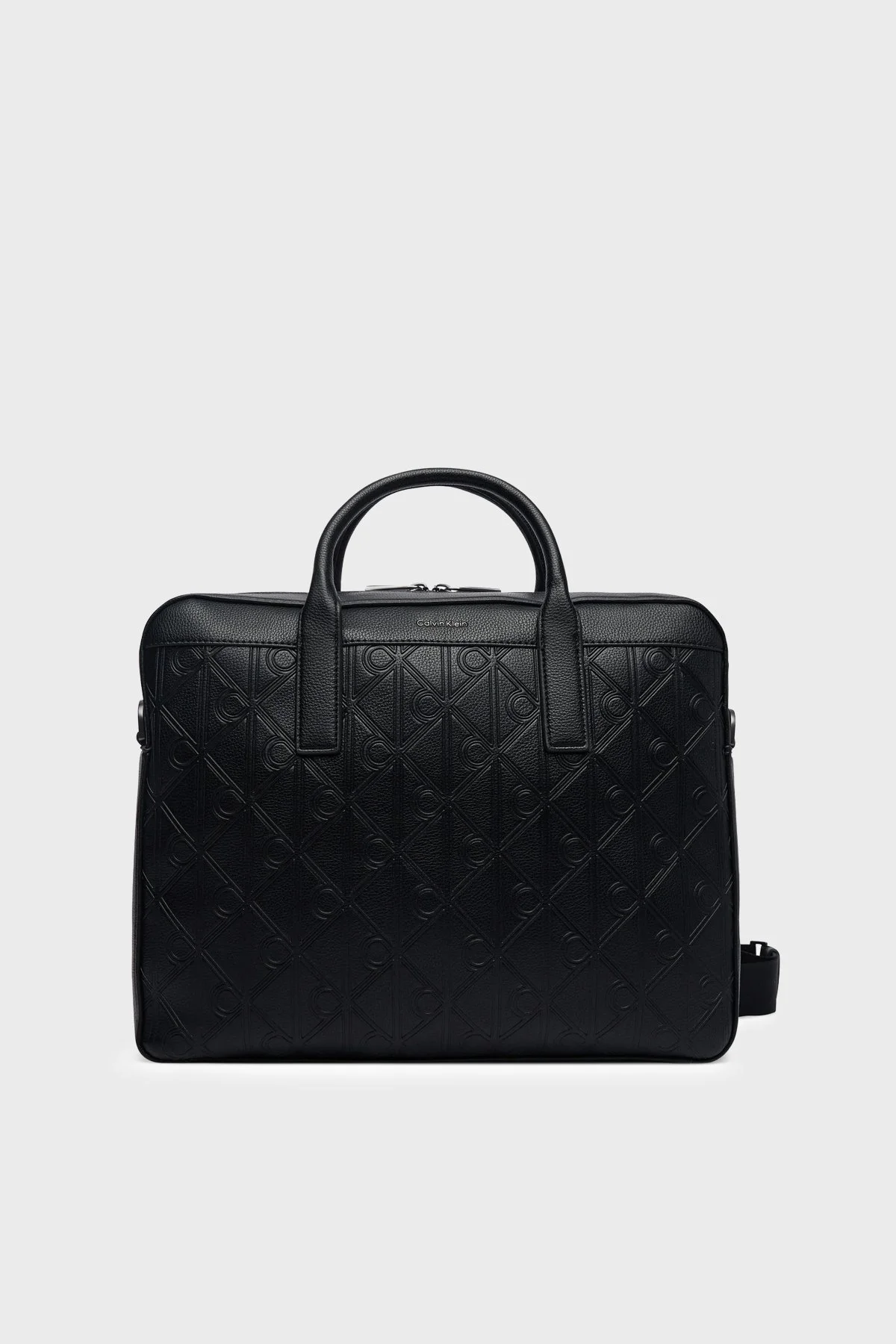 Calvin Klein Logolu Ayarlanabilir Askılı 14 inç LV04D3561GUB1 Erkek Çanta LV04D3561G UB1 Siyah - 1