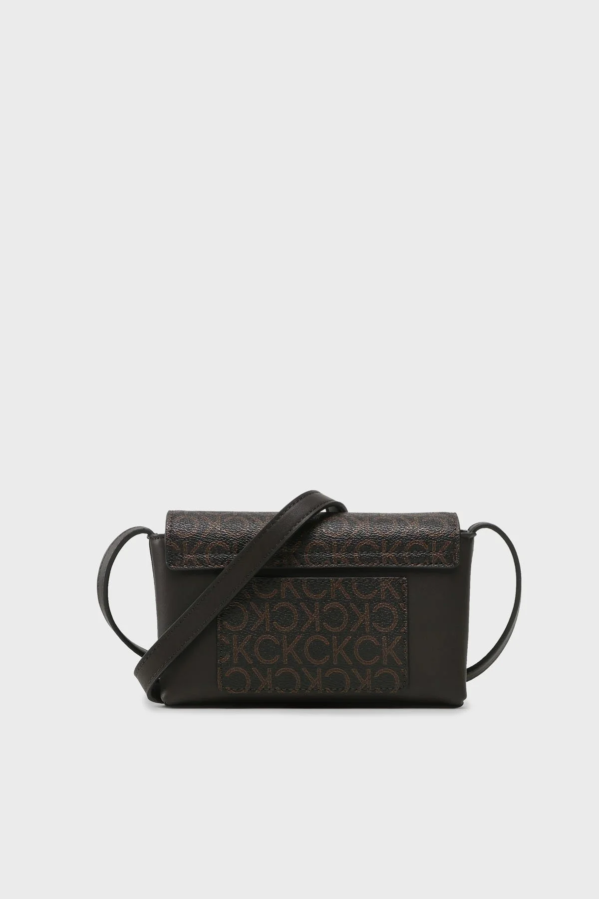 Calvin Klein Logolu Ayarlanabilir Askılı K60K6110120HD Bayan Çanta K60K611012 0HD KAHVE - 4
