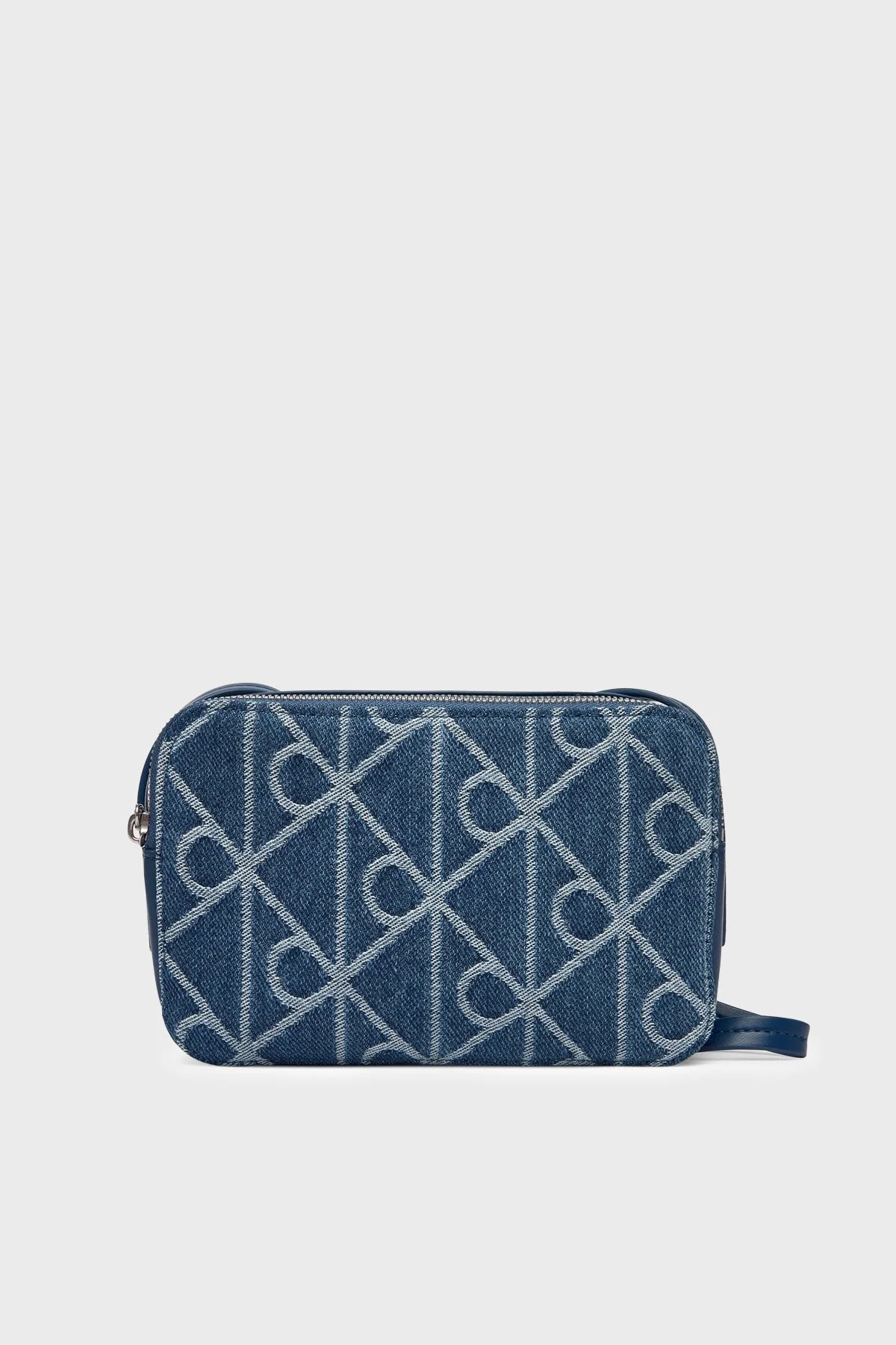 Calvin Klein Logolu Ayarlanabilir Askılı Denim LV04F3430GYBN Kadın Çanta LV04F3430G YBN MAVİ - 3