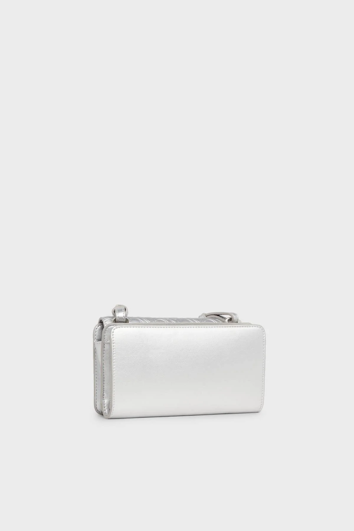 Calvin Klein Logolu Ayarlanabilir Askılı K60K611384PE6 Bayan Çanta K60K611384 PE6 GÜMÜŞ - 4