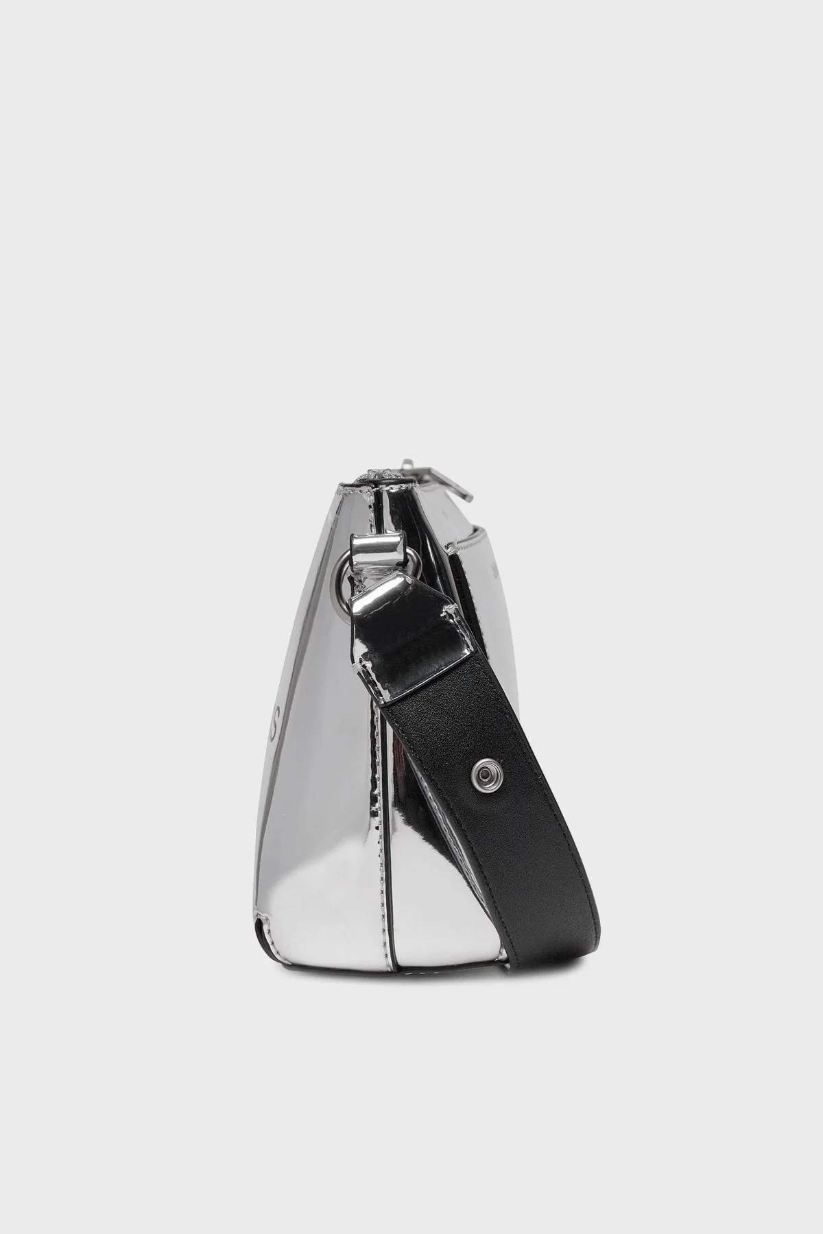 Calvin Klein Logolu Ayarlanabilir Askılı K60K6118620IM Bayan Çanta K60K611862 0IM GÜMÜŞ - 3