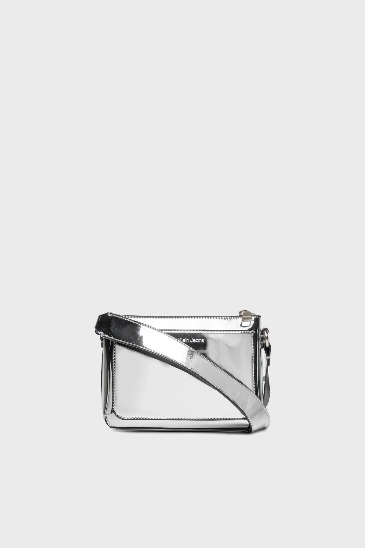 Calvin Klein Logolu Ayarlanabilir Askılı K60K6118620IM Bayan Çanta K60K611862 0IM GÜMÜŞ - 4
