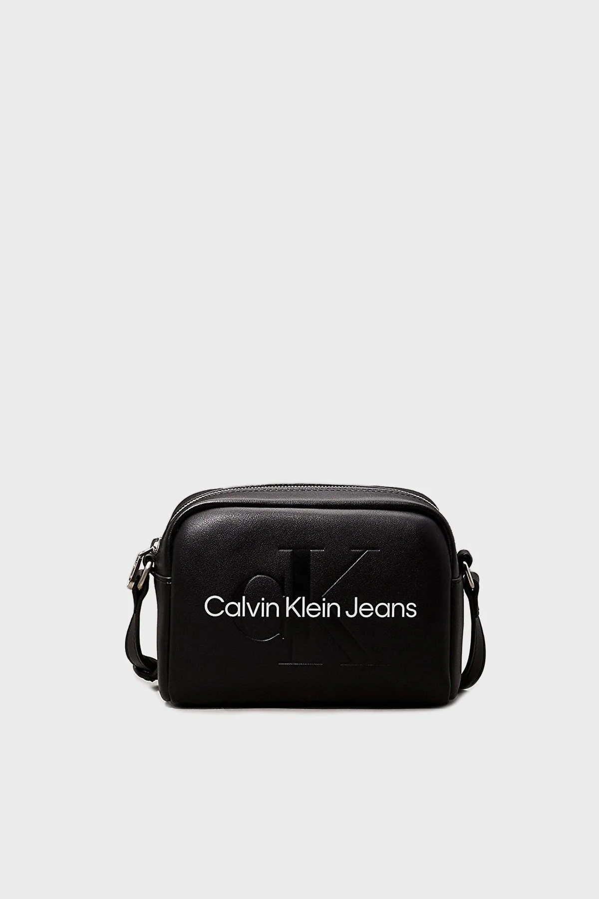 Calvin Klein Logolu Ayarlanabilir Askılı K60K61222001R Bayan Çanta K60K612220 01R SİYAH - 6