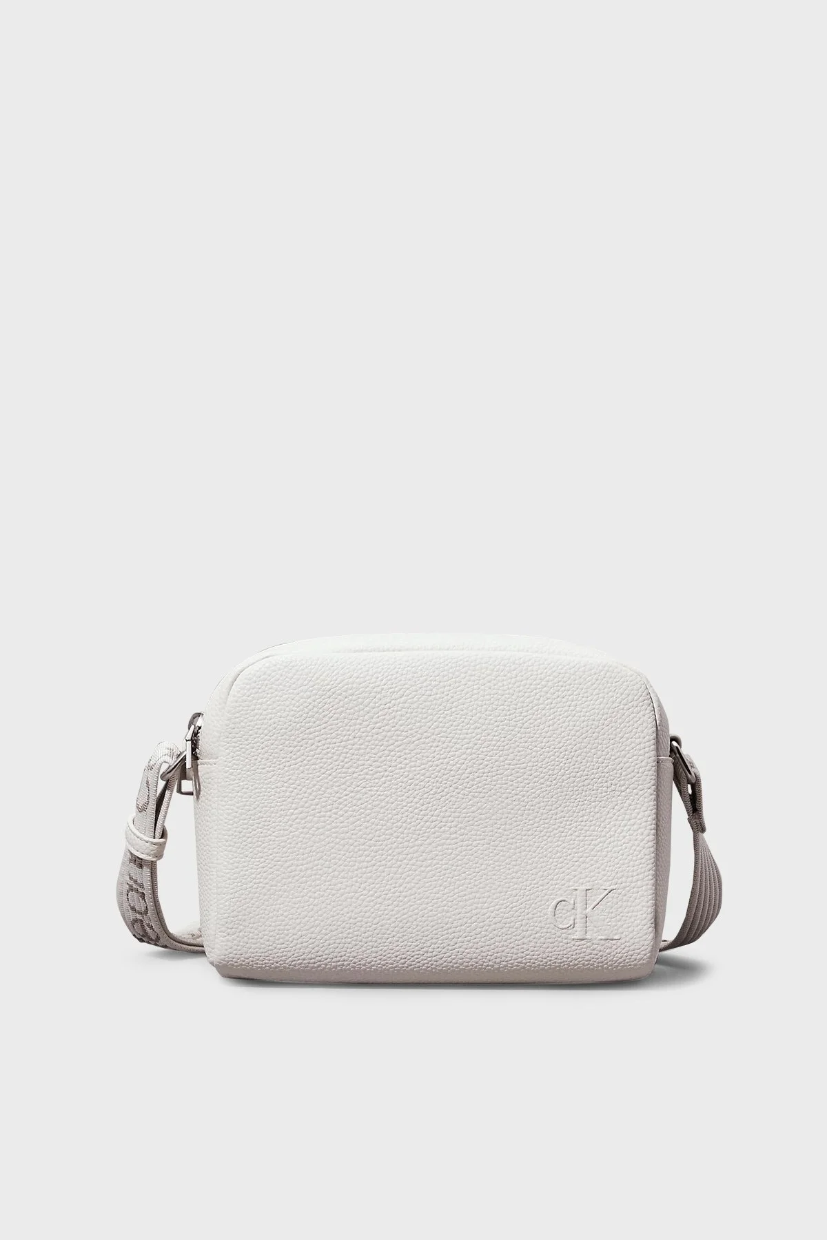 Calvin Klein Logolu Ayarlanabilir Askılı K60K612283ACF Bayan Çanta K60K612283 ACF BEJ - 1