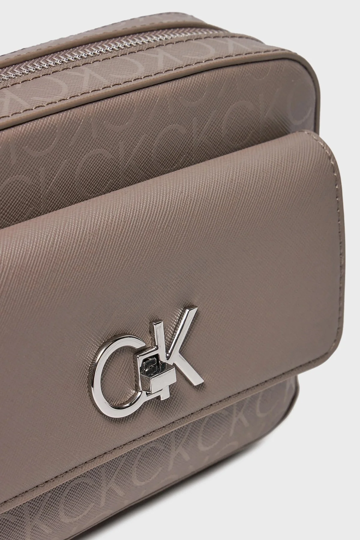 Calvin Klein Logolu Ayarlanabilir Askılı K60K6126760HG Bayan Çanta K60K612676 0HG KAHVE - 8