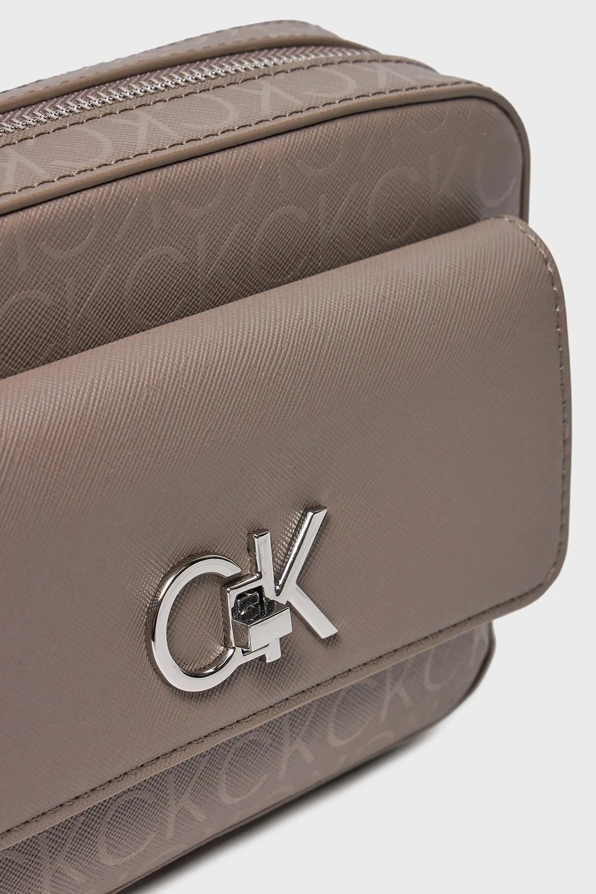 Calvin Klein Logolu Ayarlanabilir Askılı K60K6126760HG Bayan Çanta K60K612676 0HG KAHVE - 12