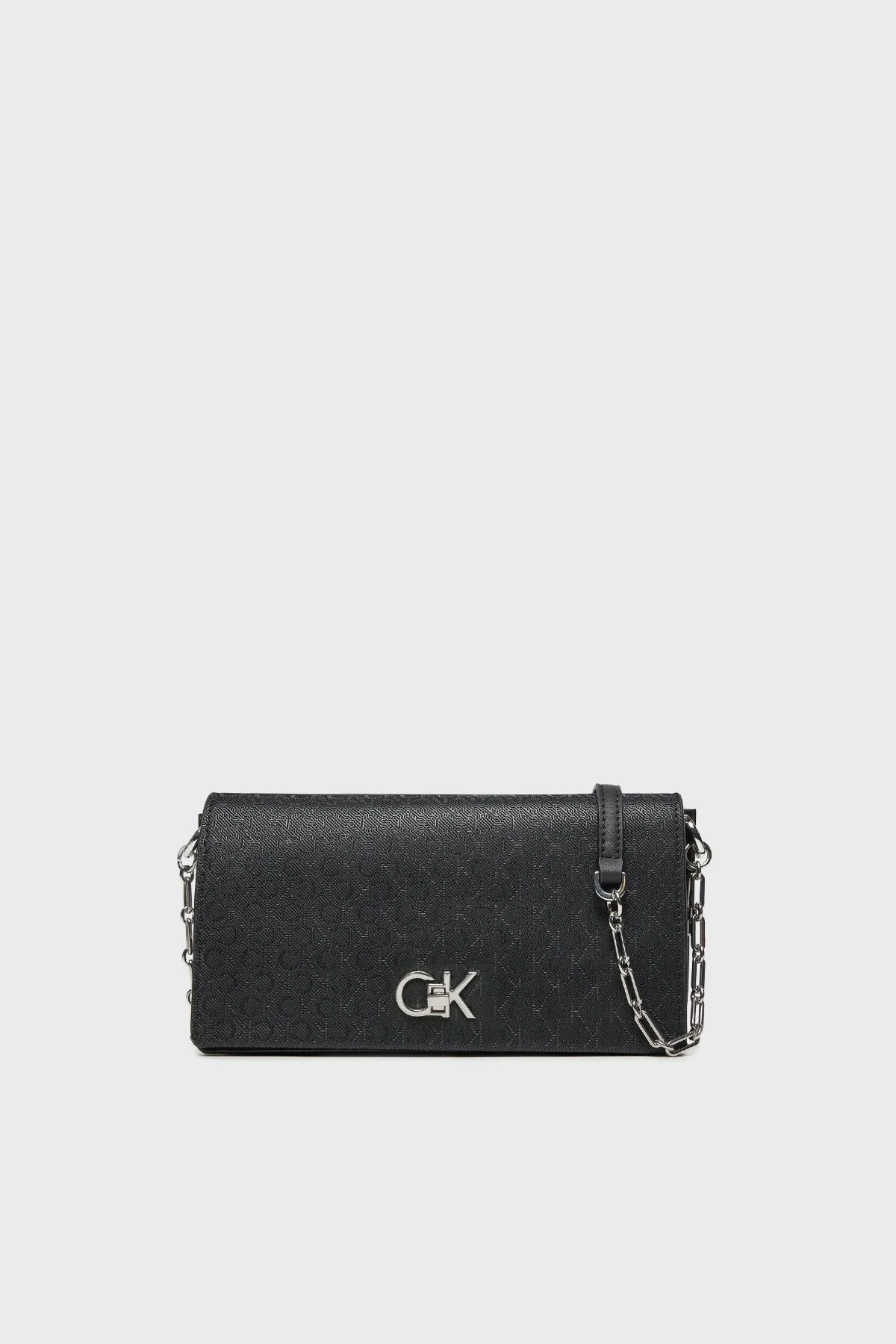 Calvin Klein Logolu Ayarlanabilir Askılı K60K6131410GJ Bayan Çanta K60K613141 0GJ SİYAH - 6