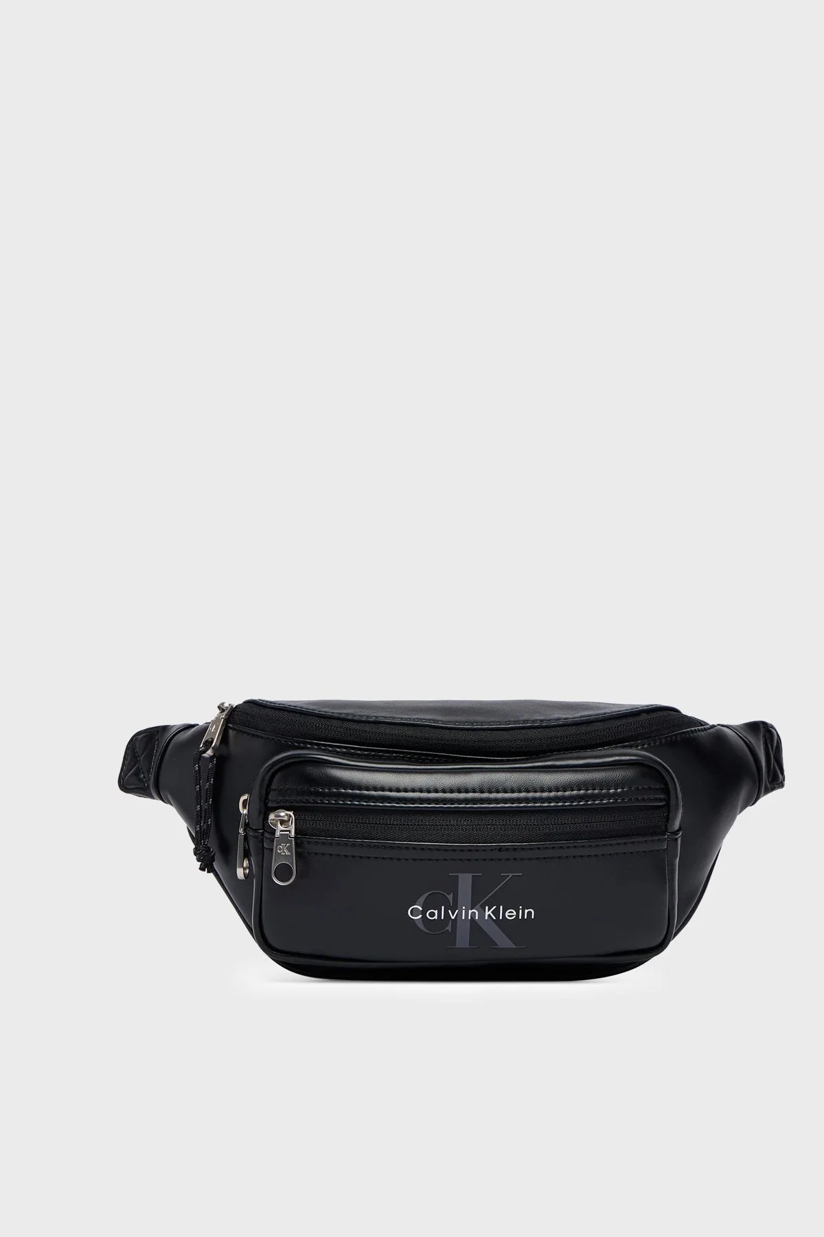 Calvin Klein Logolu Ayarlanabilir Askılı LV04D3419GUB1 Erkek Bel Çantası LV04D3419G UB1 SİYAH - 1