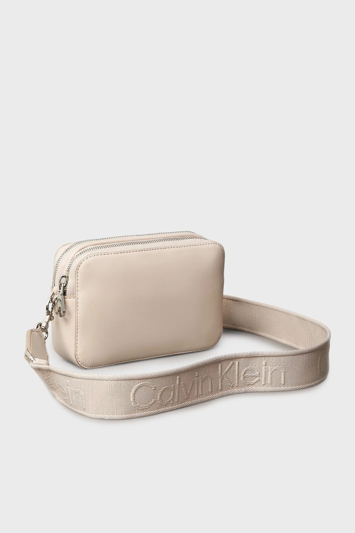 Calvin Klein Logolu Ayarlanabilir Askılı LV04F3165G2QO Bayan Çanta LV04F3165G 2QO TAŞ - 3