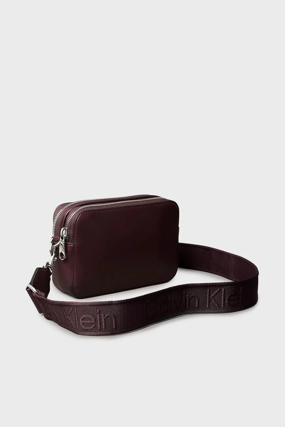 Calvin Klein Logolu Ayarlanabilir Askılı LV04F3165GBAP Bayan Çanta LV04F3165G BAP BORDO - 3