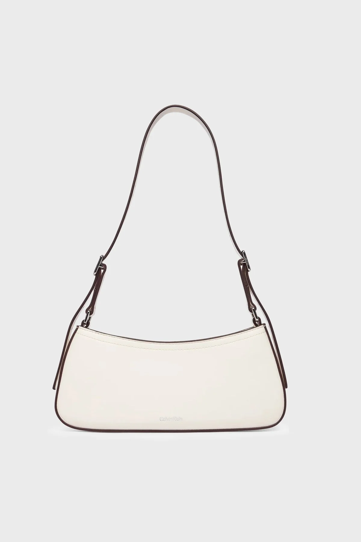 Calvin Klein Logolu Ayarlanabilir Askılı LV04F3170G4LX Bayan Çanta LV04F3170G 4LX BEYAZ - 3