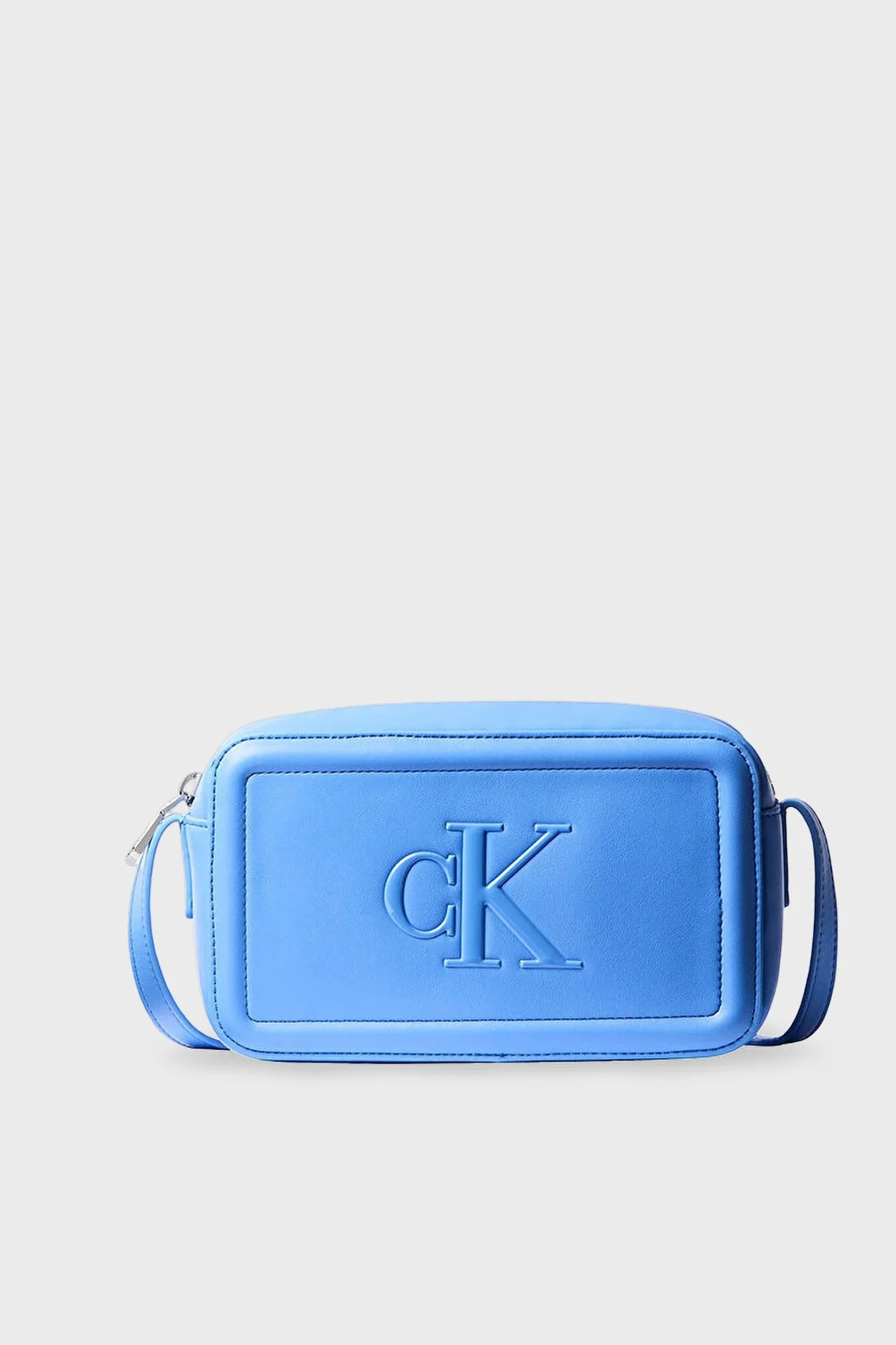 Calvin Klein Logolu Ayarlanabilir Askılı LV04F3220GCG1 Kadın Çanta LV04F3220G CG1 MAVİ - 1