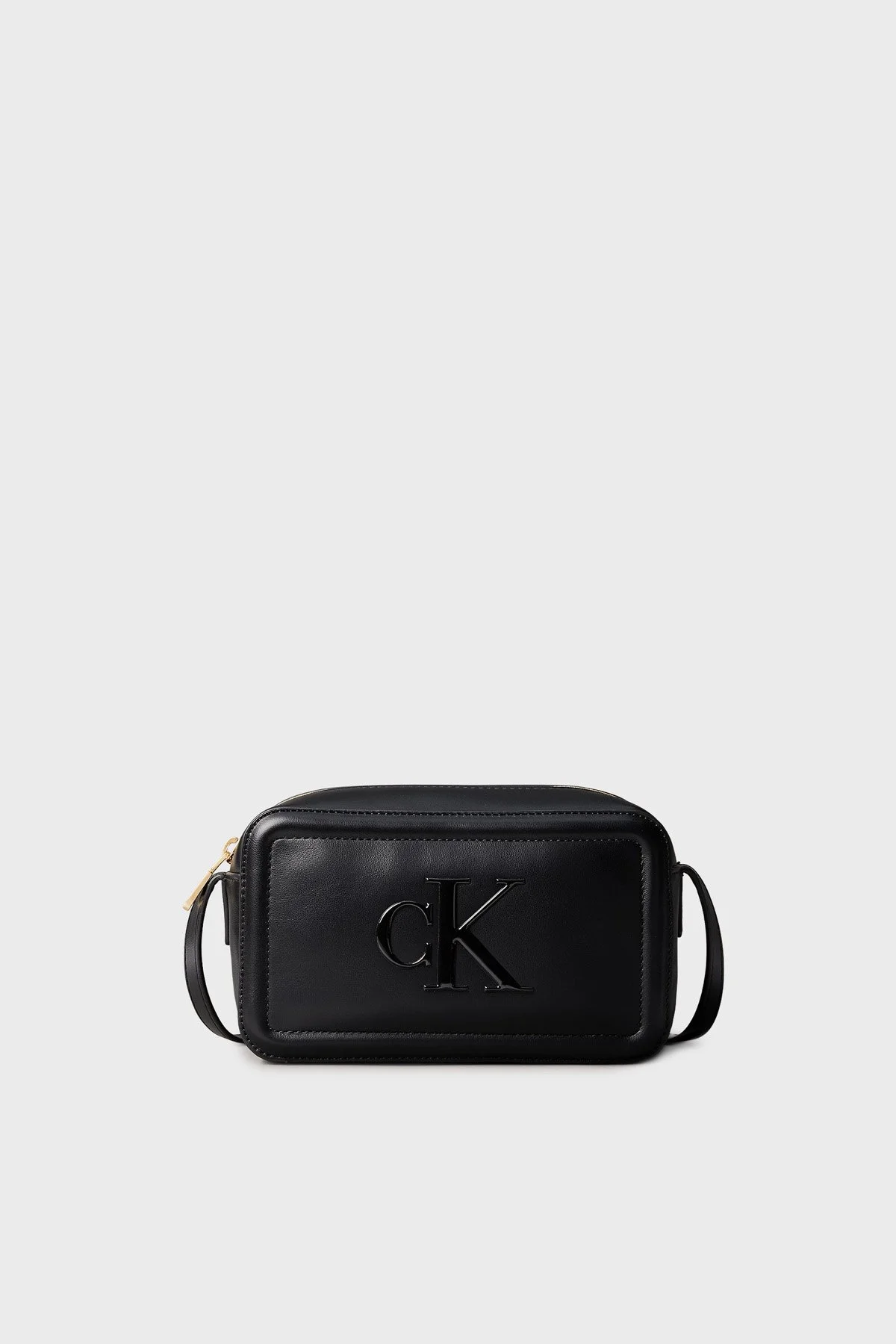 Calvin Klein Logolu Ayarlanabilir Askılı LV04F3220GUB1 Bayan Çanta LV04F3220G UB1 SİYAH - 1