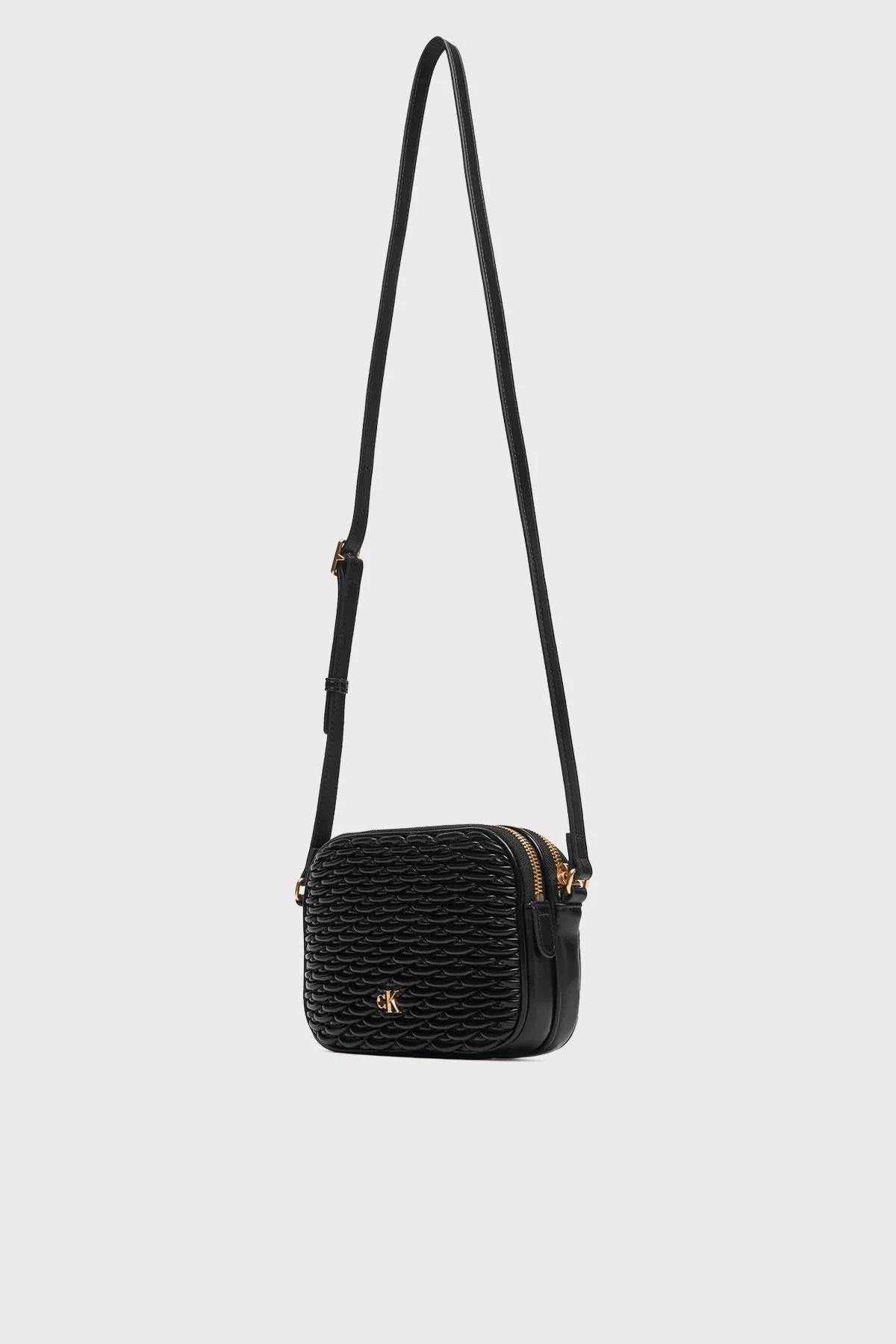 Calvin Klein Logolu Ayarlanabilir Askılı LV04F3279GUB1 Bayan Çanta LV04F3279G UB1 SİYAH - 3