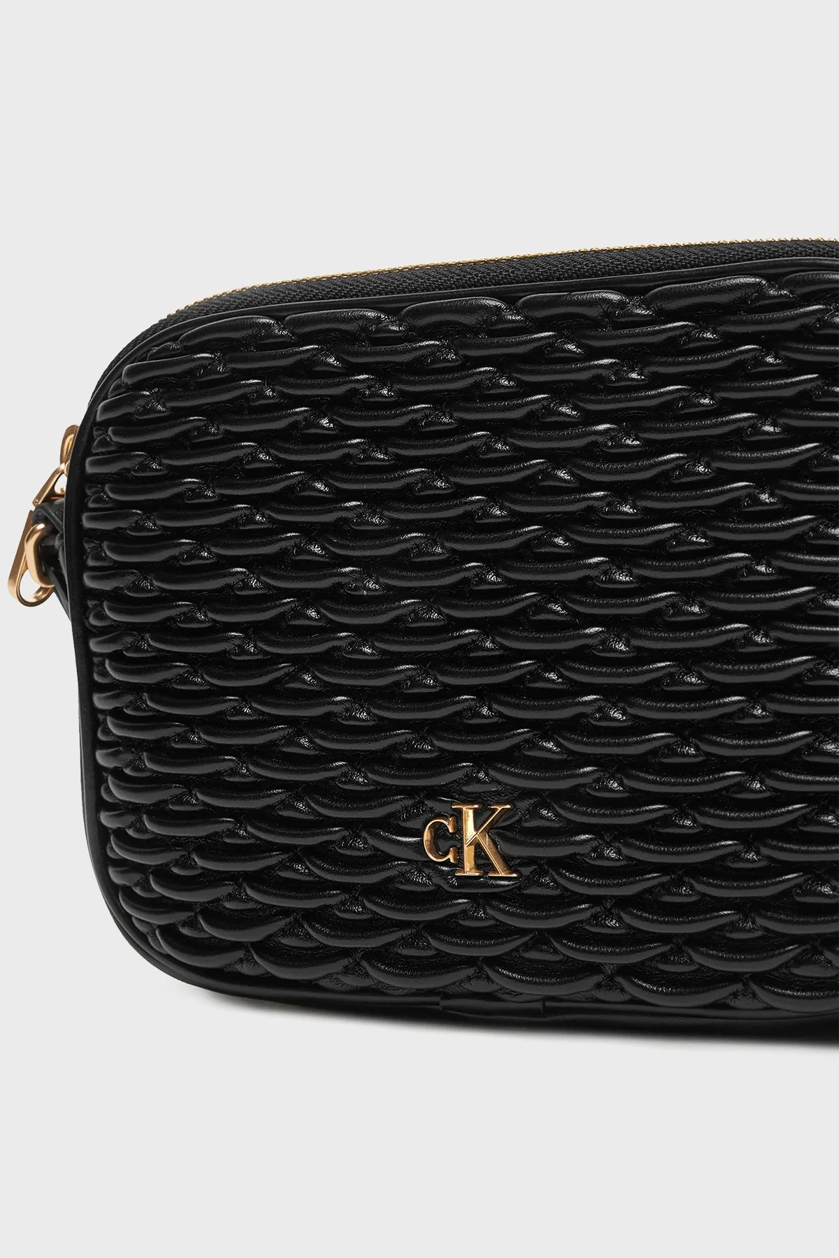 Calvin Klein Logolu Ayarlanabilir Askılı LV04F3279GUB1 Bayan Çanta LV04F3279G UB1 SİYAH - 5