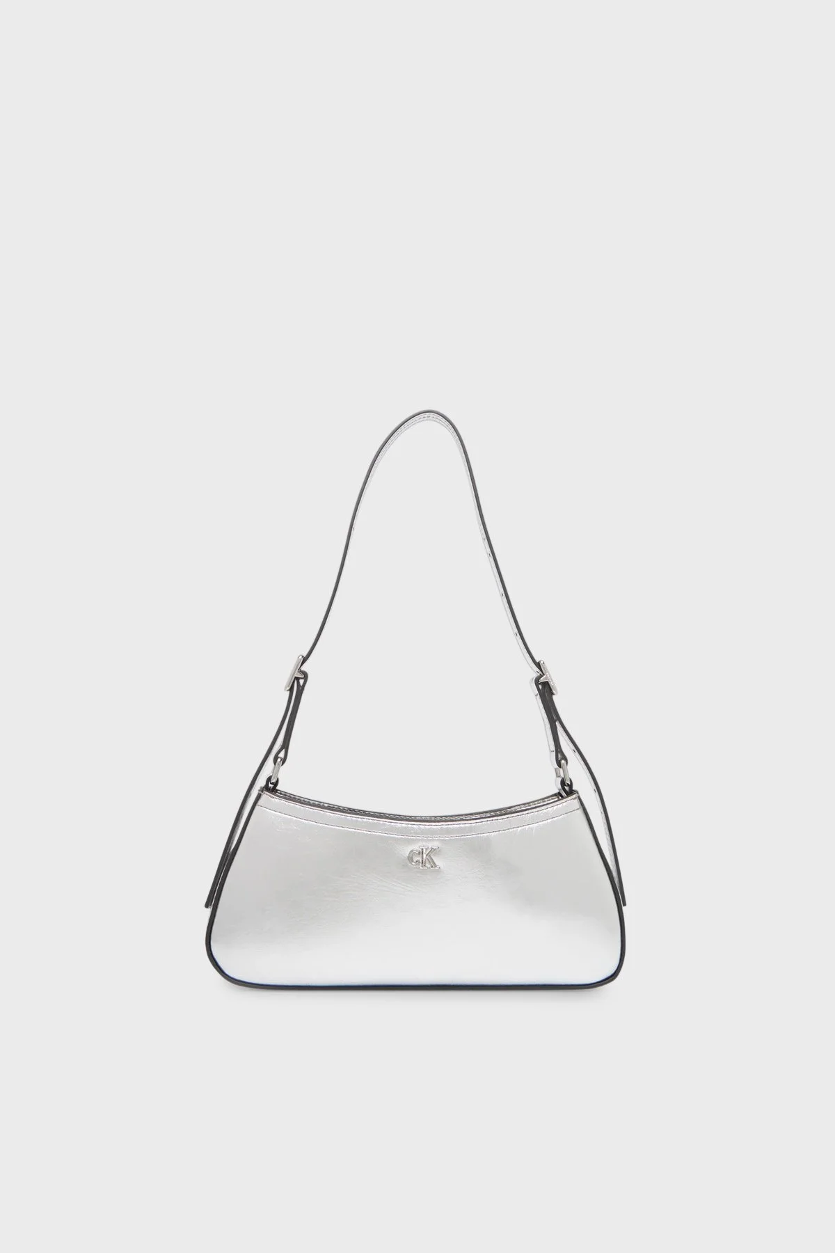 Calvin Klein Logolu Ayarlanabilir Askılı LV04F3304G3JH Bayan Çanta LV04F3304G 3JH GÜMÜŞ - 1