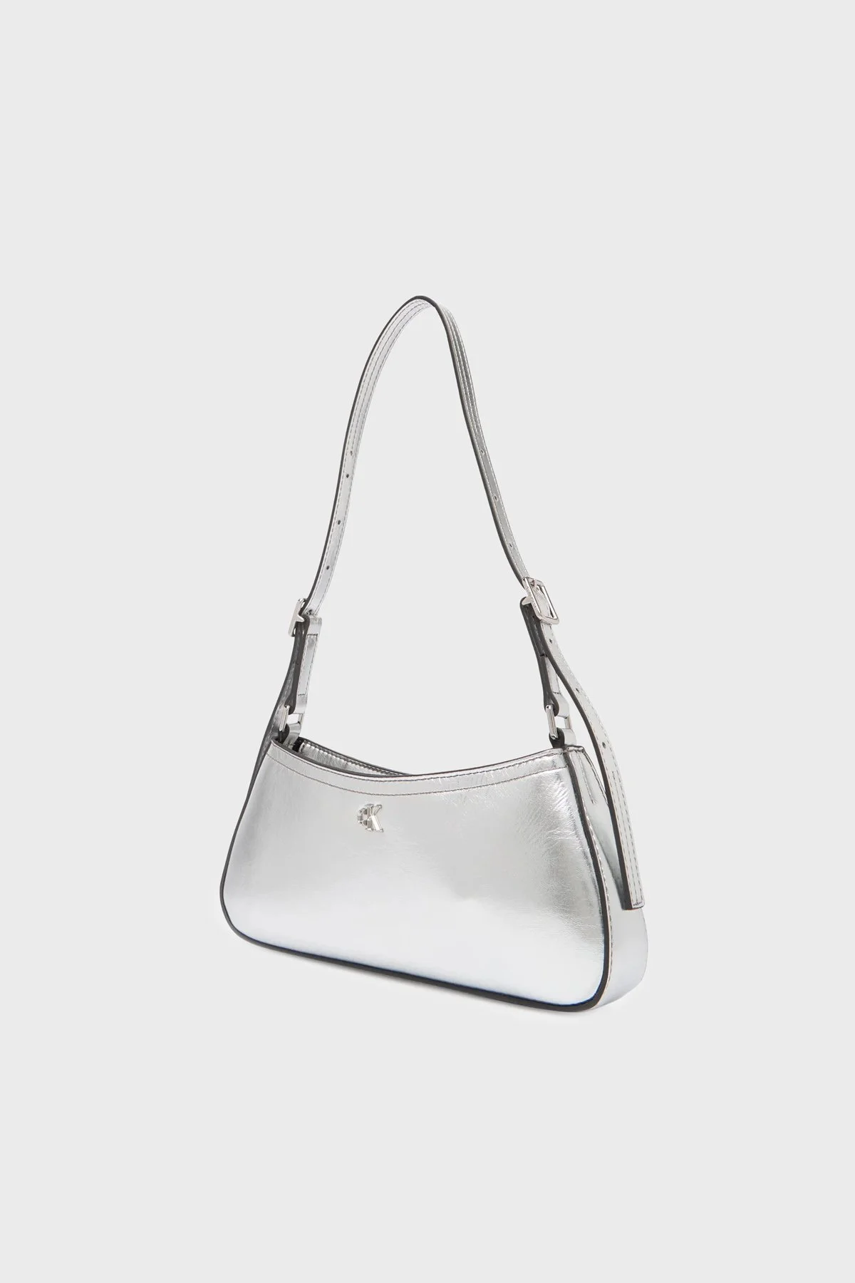 Calvin Klein Logolu Ayarlanabilir Askılı LV04F3304G3JH Bayan Çanta LV04F3304G 3JH GÜMÜŞ - 4