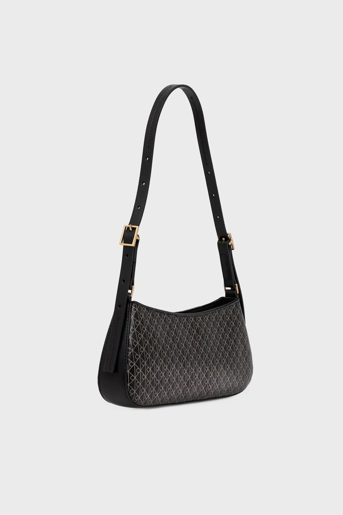 Calvin Klein Logolu Ayarlanabilir Askılı LV04F3324G2XA Bayan Çanta LV04F3324G 2XA SİYAH - 3