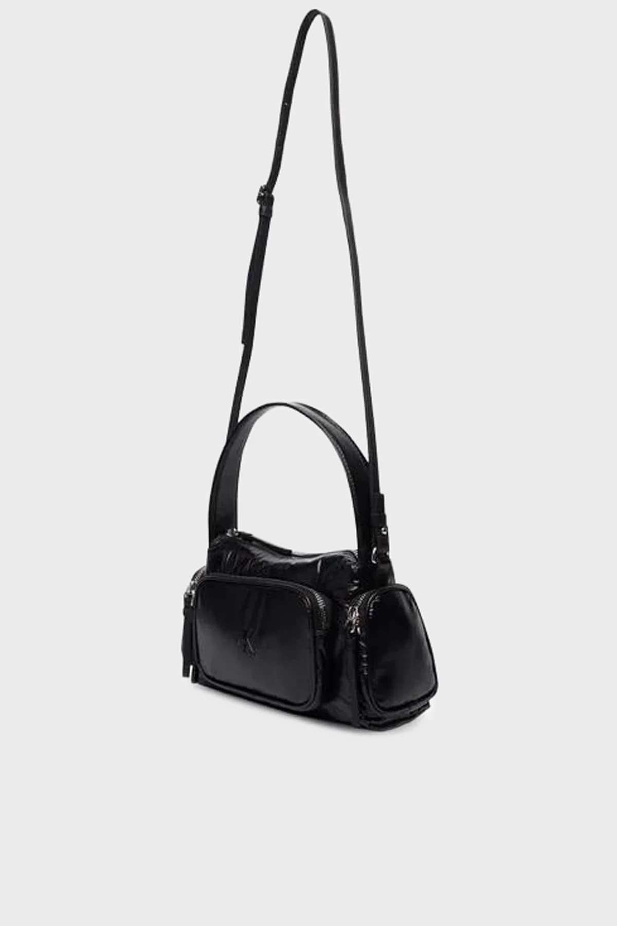 Calvin Klein Logolu Ayarlanabilir Askılı LV04F3405GUB1 Bayan Çanta LV04F3405G UB1 SİYAH - 3